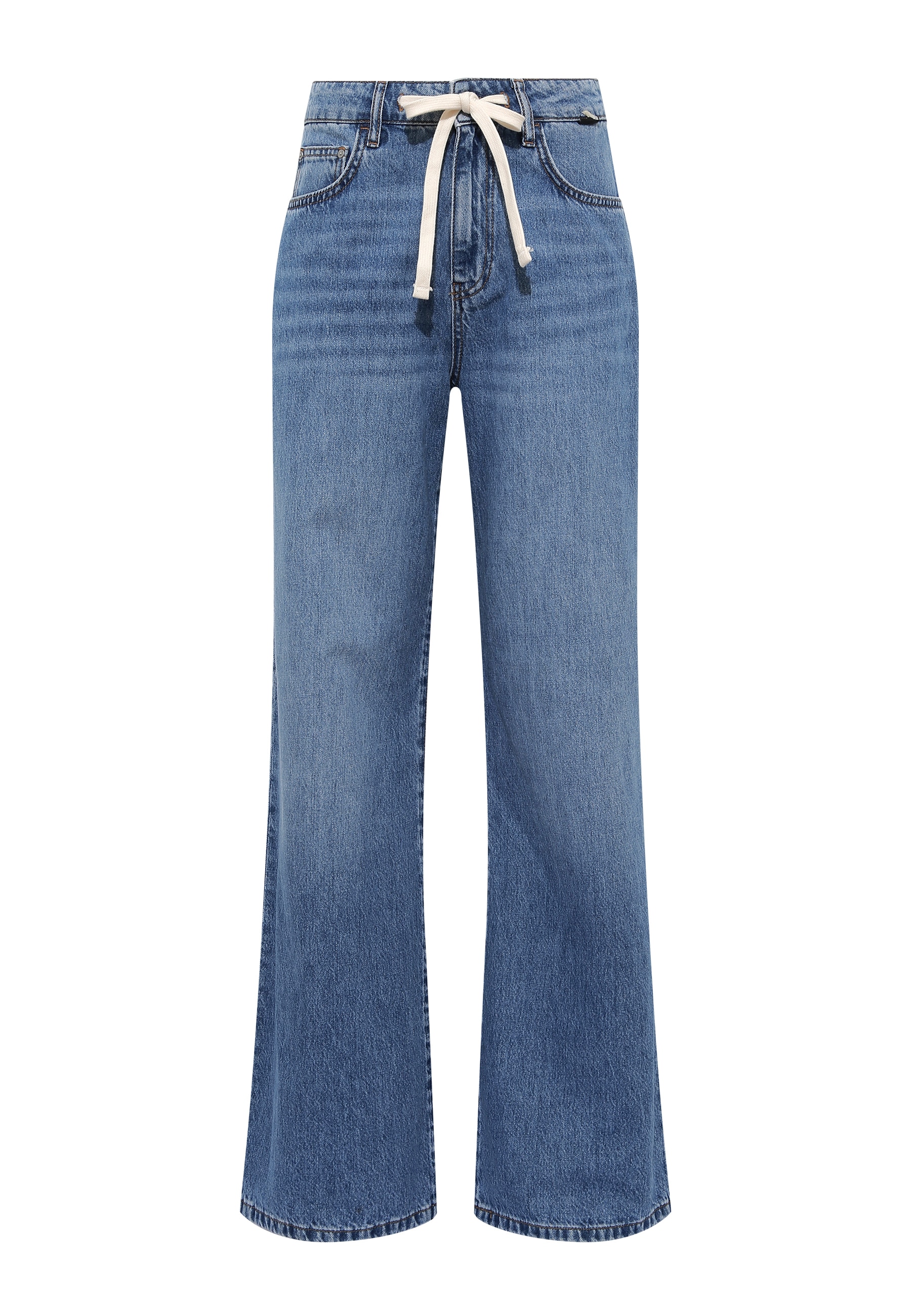 Mavi Loose-fit-Jeans »MALIBU WITH BELT«, Loose Wide Leg Jeans
