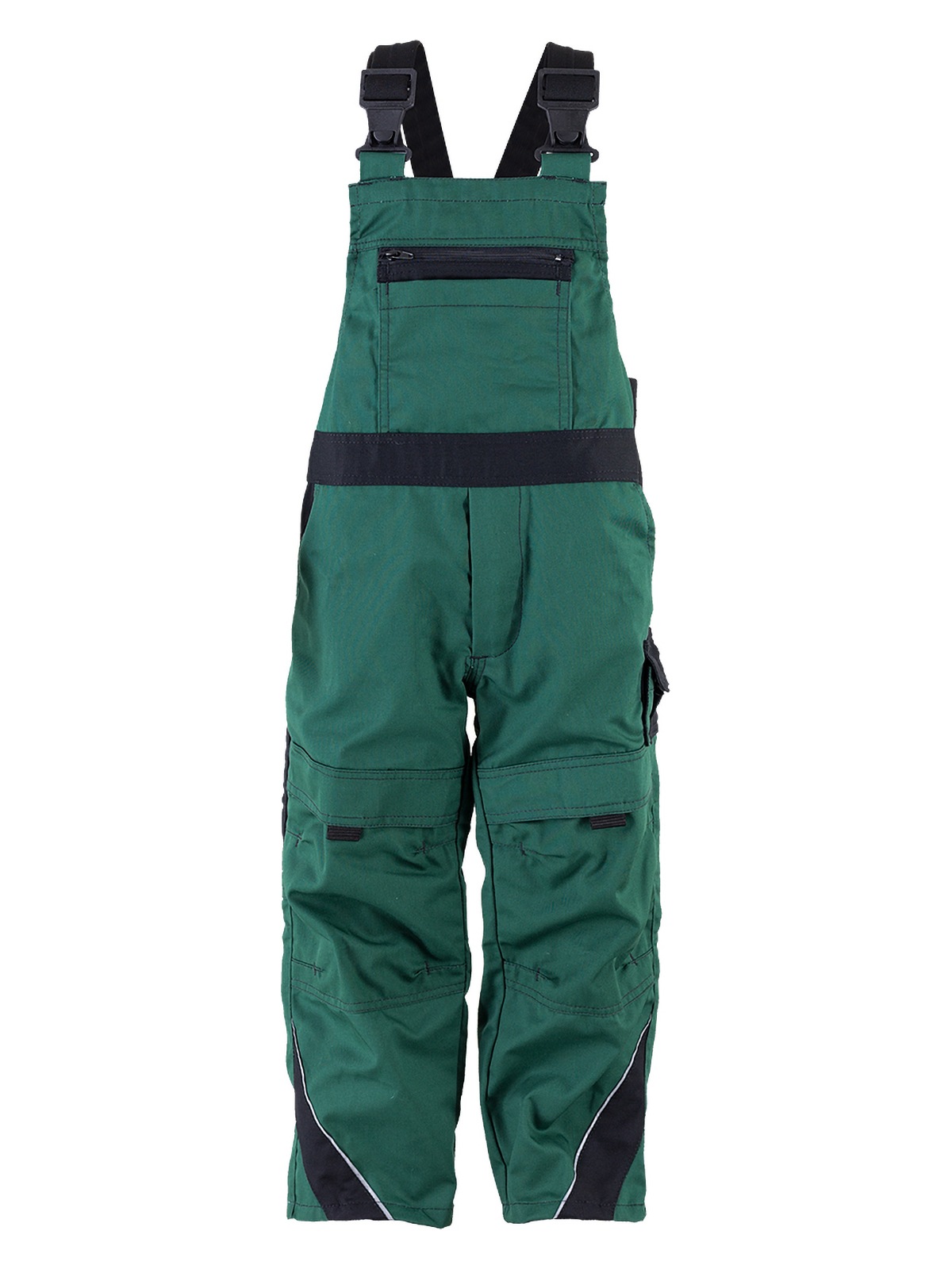 POTTHOFF Kinder Arbeitshose "Bekleidung Kinderlatzhose grün", grün, Gr. 128, Obermaterial: 100% Textilmaterial TEXMAT., Hosen