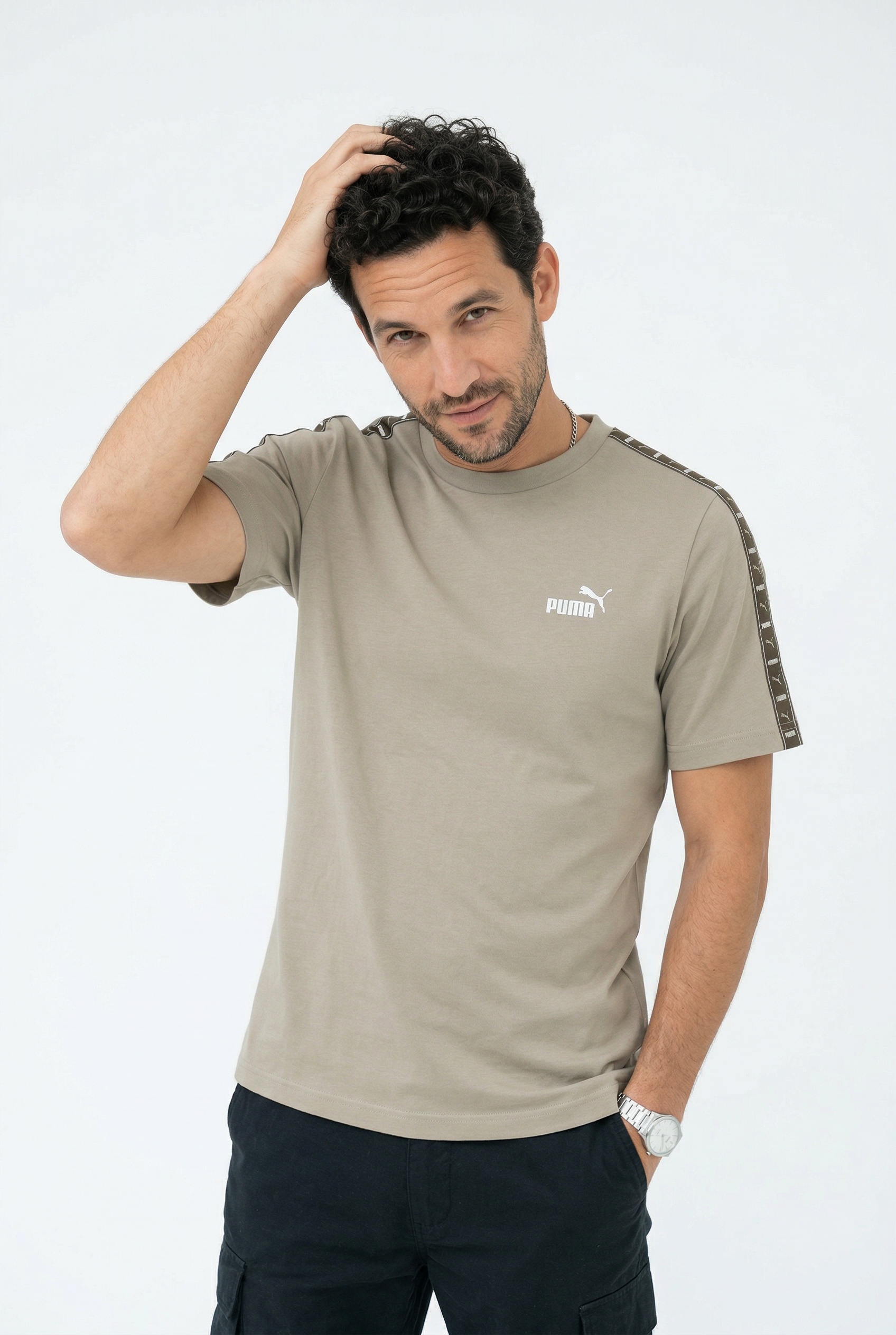 PUMA T-Shirt "ESS TAPE TEE" sportlicher Stil, Kurzarm, aus Baumwolle günstig online kaufen