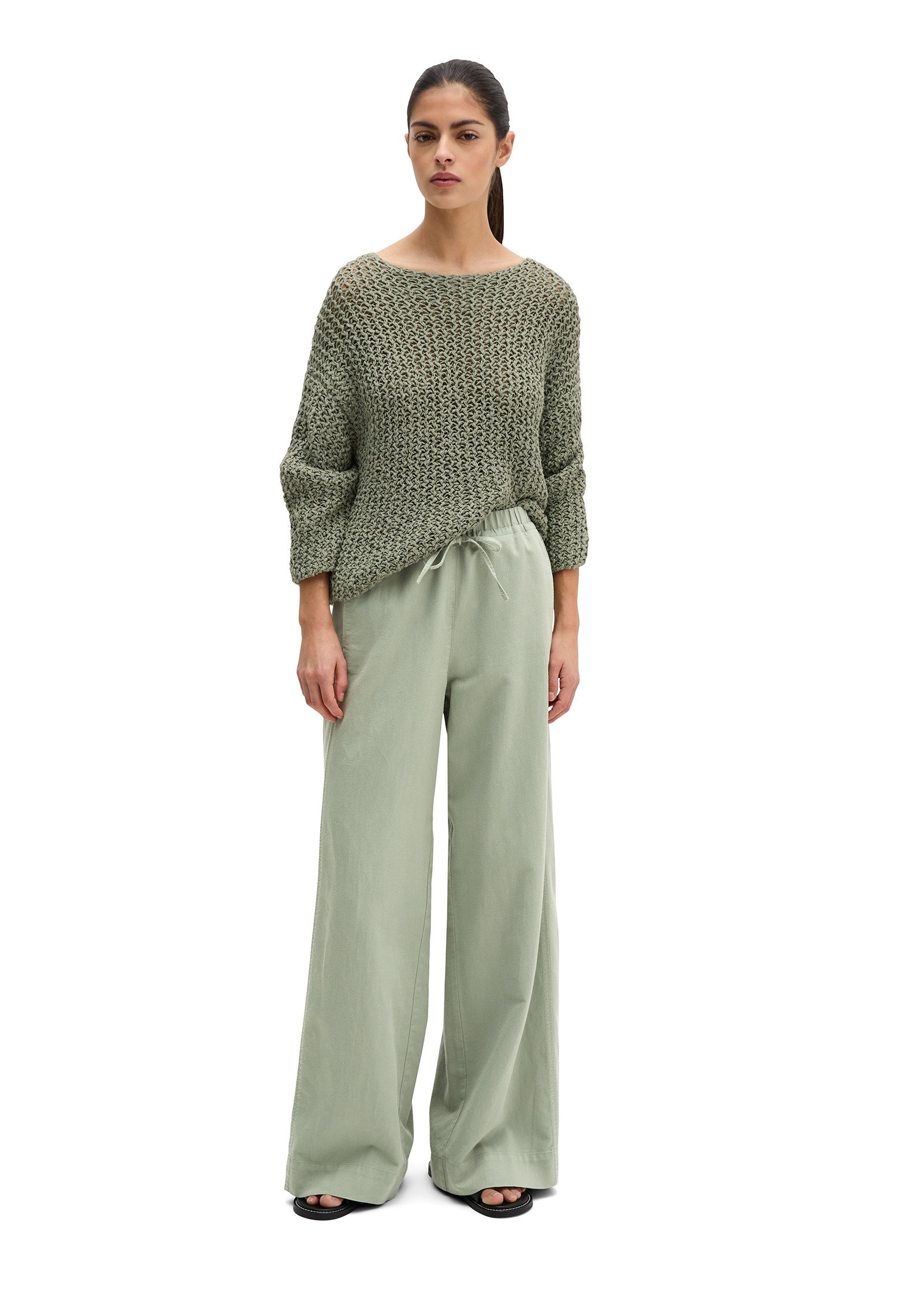 Marc O'Polo Chinohose »aus Bio-Baumwolle-TENCEL™ Lyocell-Leinen-Mix«