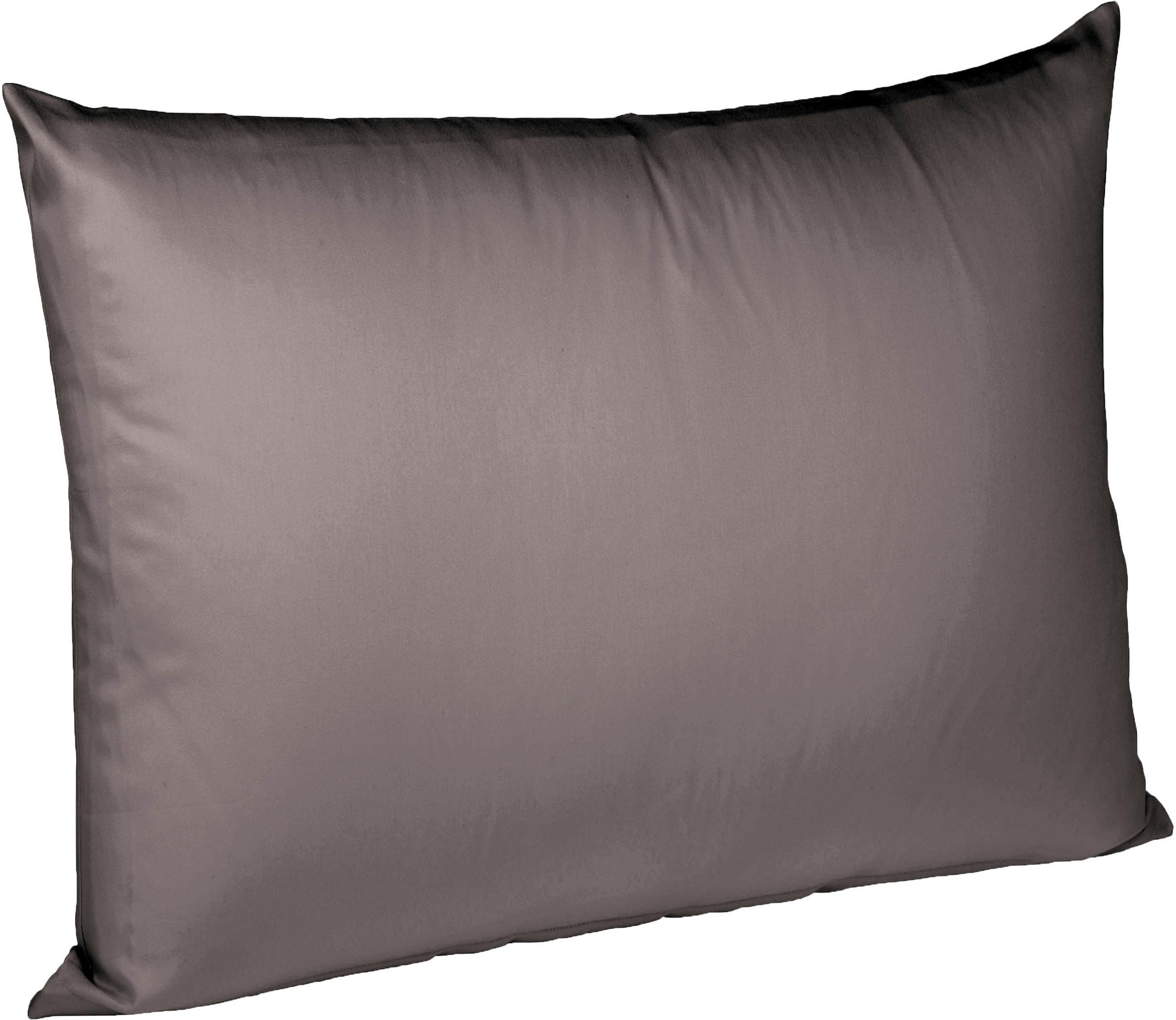 fleuresse Kissenbezug "Colours Mako Satin, 100% Baumwolle, mit Reißverschluss" Mako Satin, glänzend, glatt, Premium Qualität