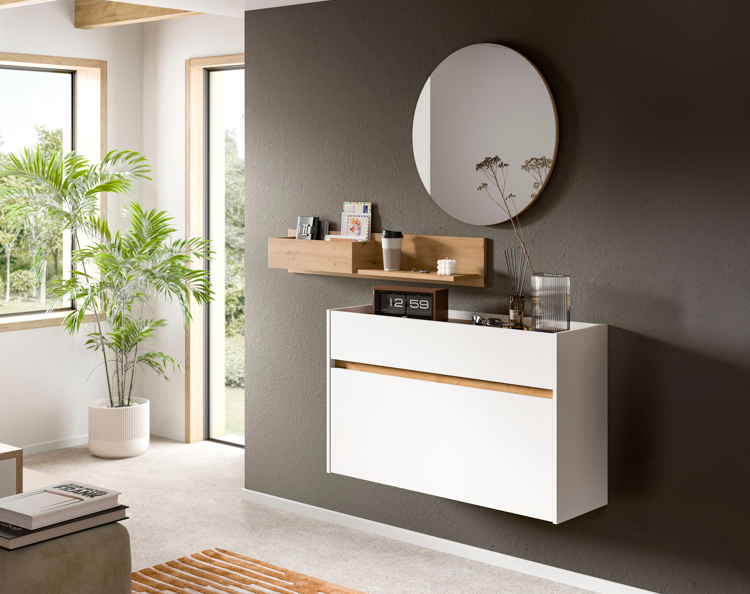 INOSIGN Garderoben-Set "EVRID, 3-teilig, Breite 140 cm, individuell hängbar günstig online kaufen