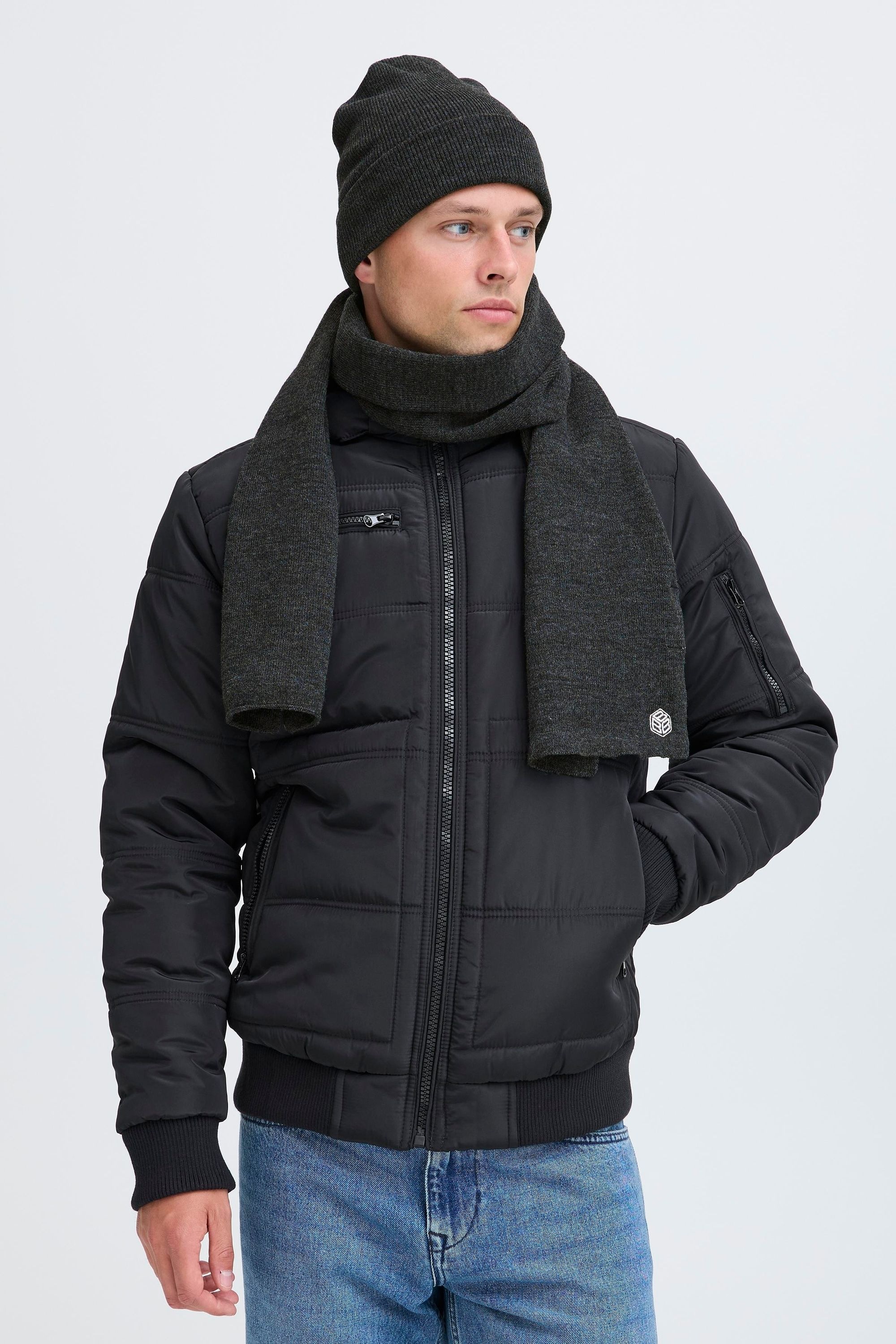 Blend Beanie "BHScean pack" Stylisches Set aus Mütze und Schal günstig online kaufen