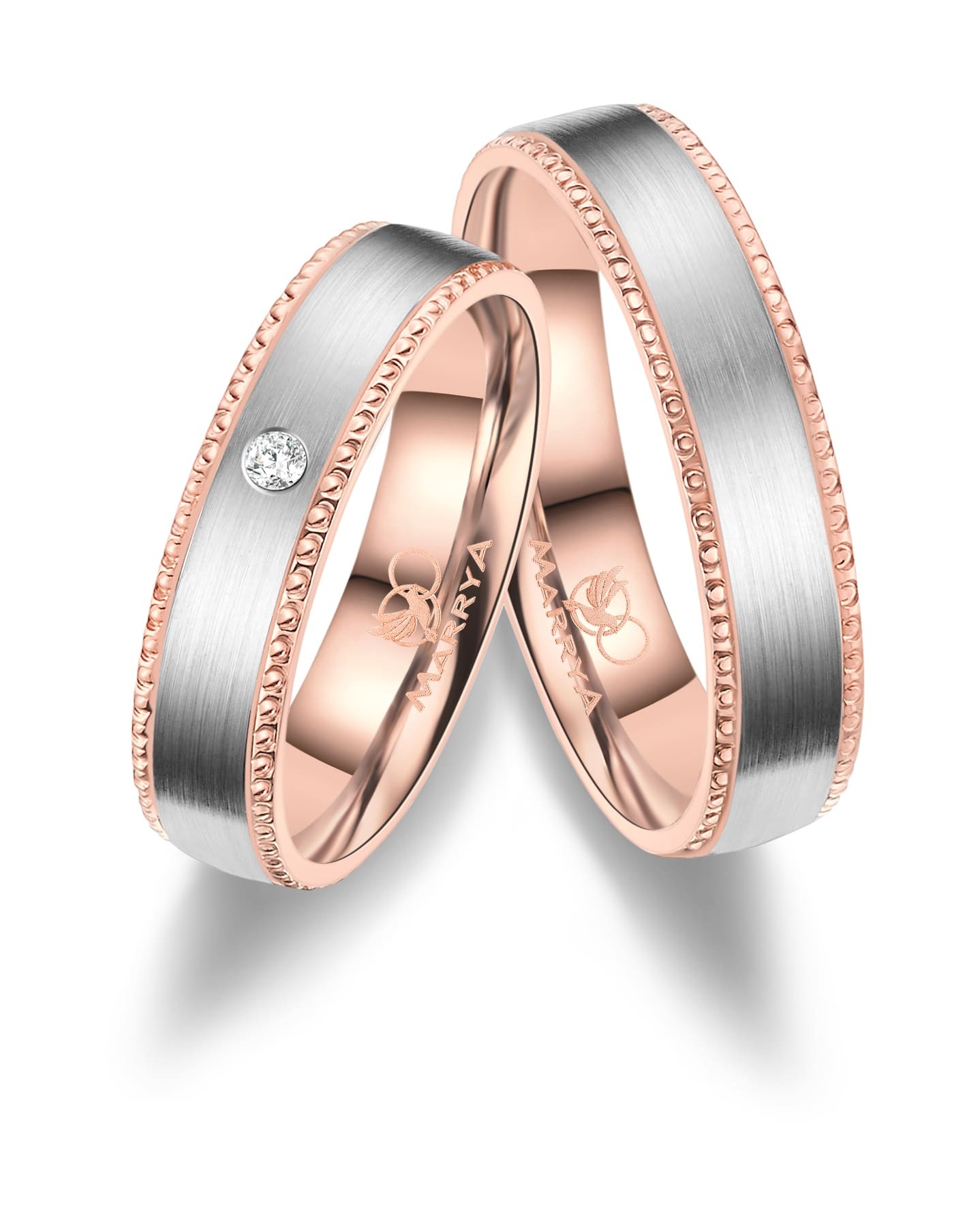 Marrya Verlobungsring »Titan Ringe Trauringe Eheringe Partnerringe«