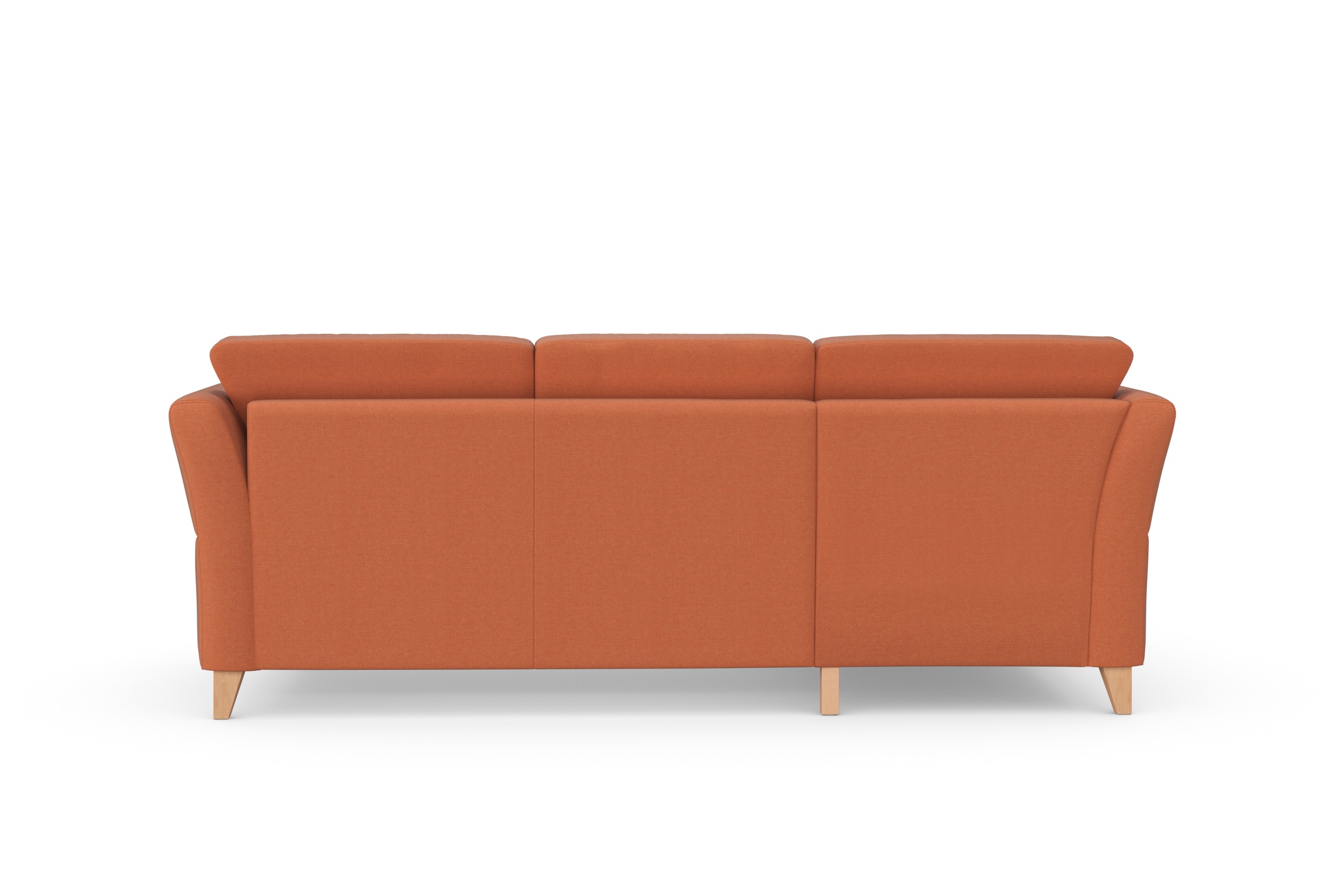 Ecksofa SIT & MORE "Visby L-Form", orange (terra), B:248cm H:87cm T:162cm, Sofas, Ecksofa, Wahlweise mit Bettfunktion und Bettkasten, frei im Raum stellbar 6