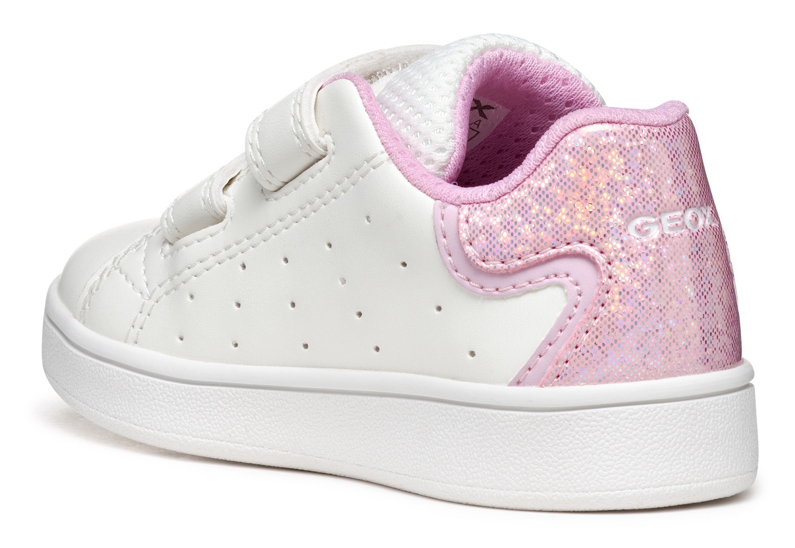 Geox Sneaker "B ECLYPER GIRL", Retro Sneaker, Klettschuh mit bunt glitzernd günstig online kaufen