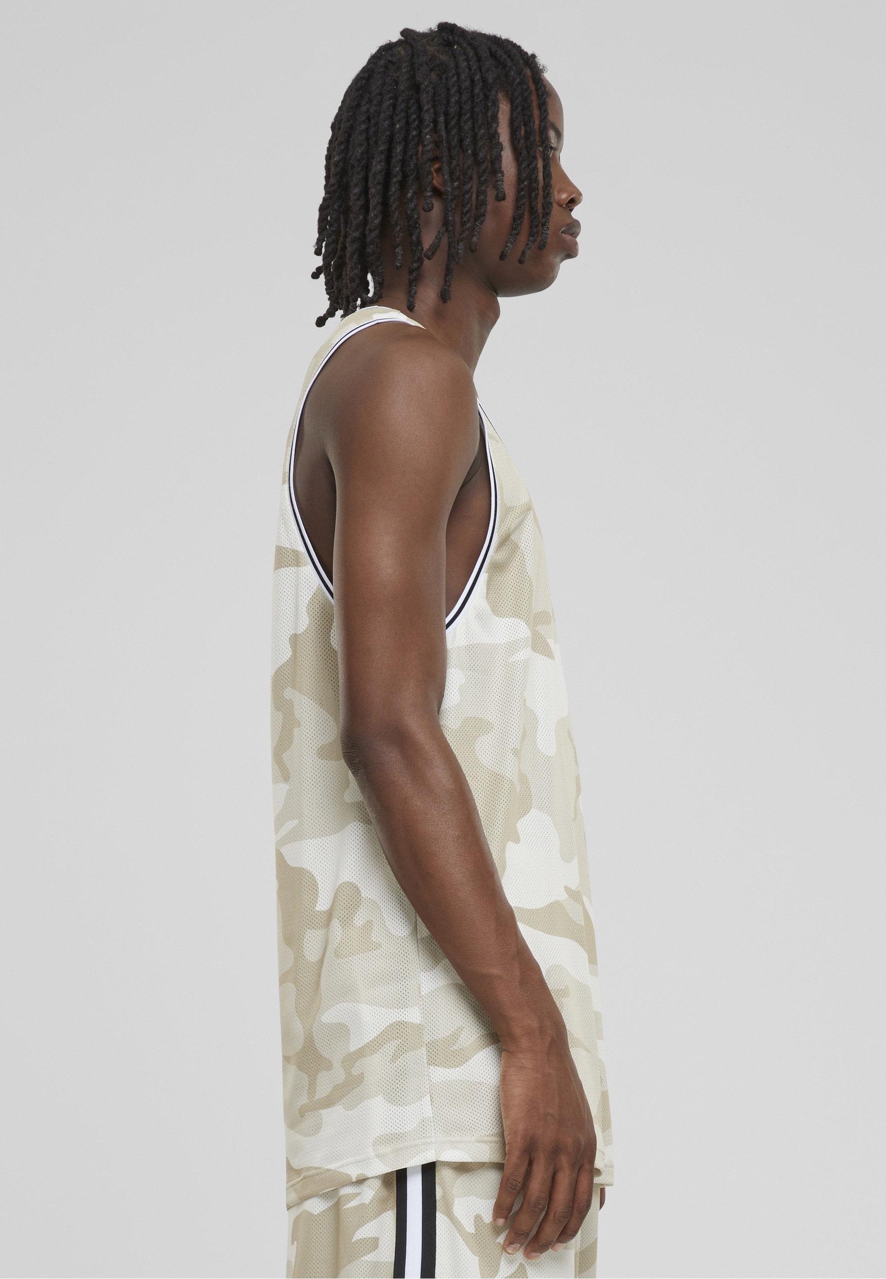 URBAN CLASSICS Tanktop »Urban Classics Herren Camo Mesh Tanktop« 1 Stk.