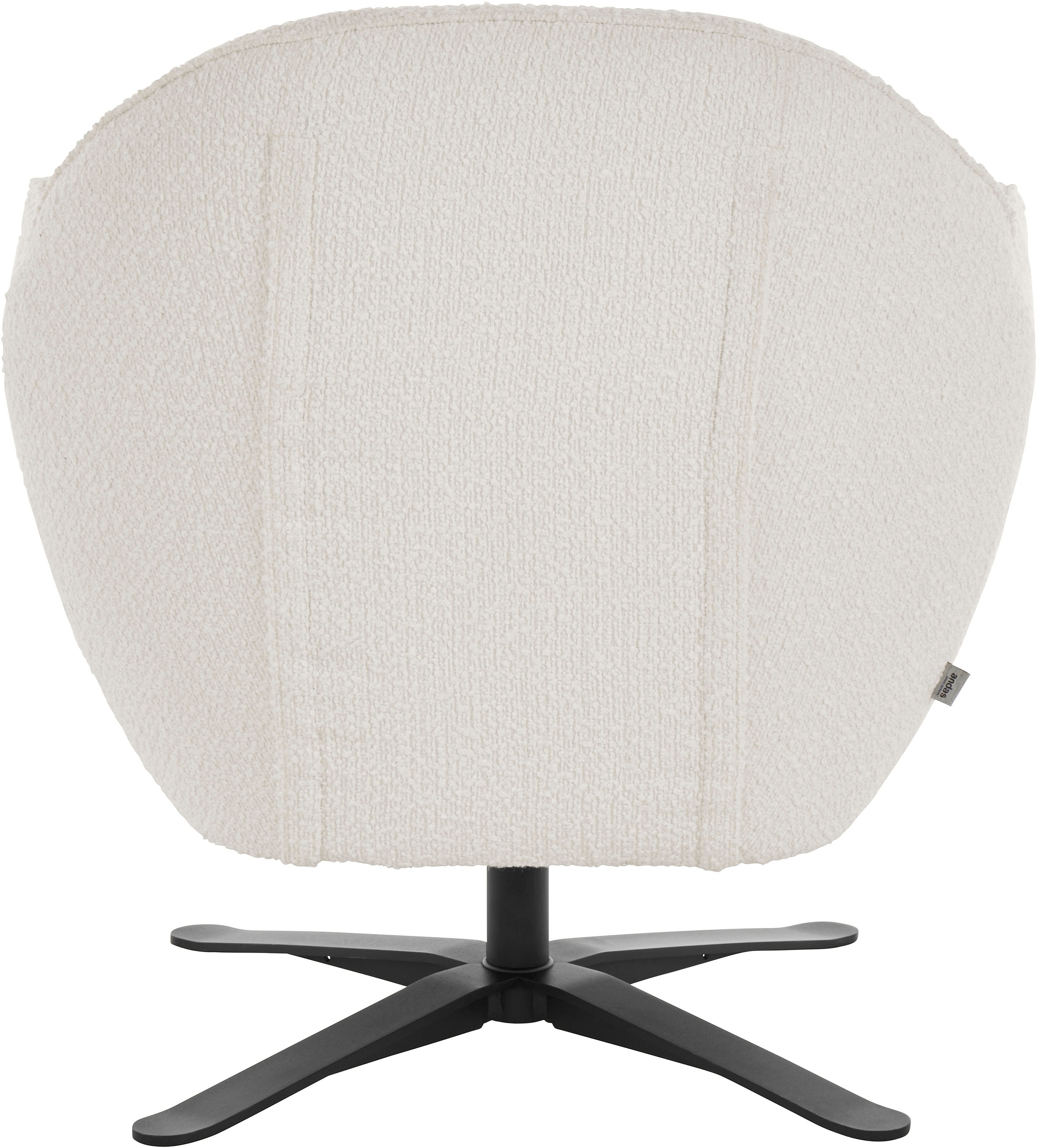 Thumbnail - andas Drehsessel "Stavre, Loungesessel mit Drehfunktion" in moderner Optik, mit elegantem Drehfuß