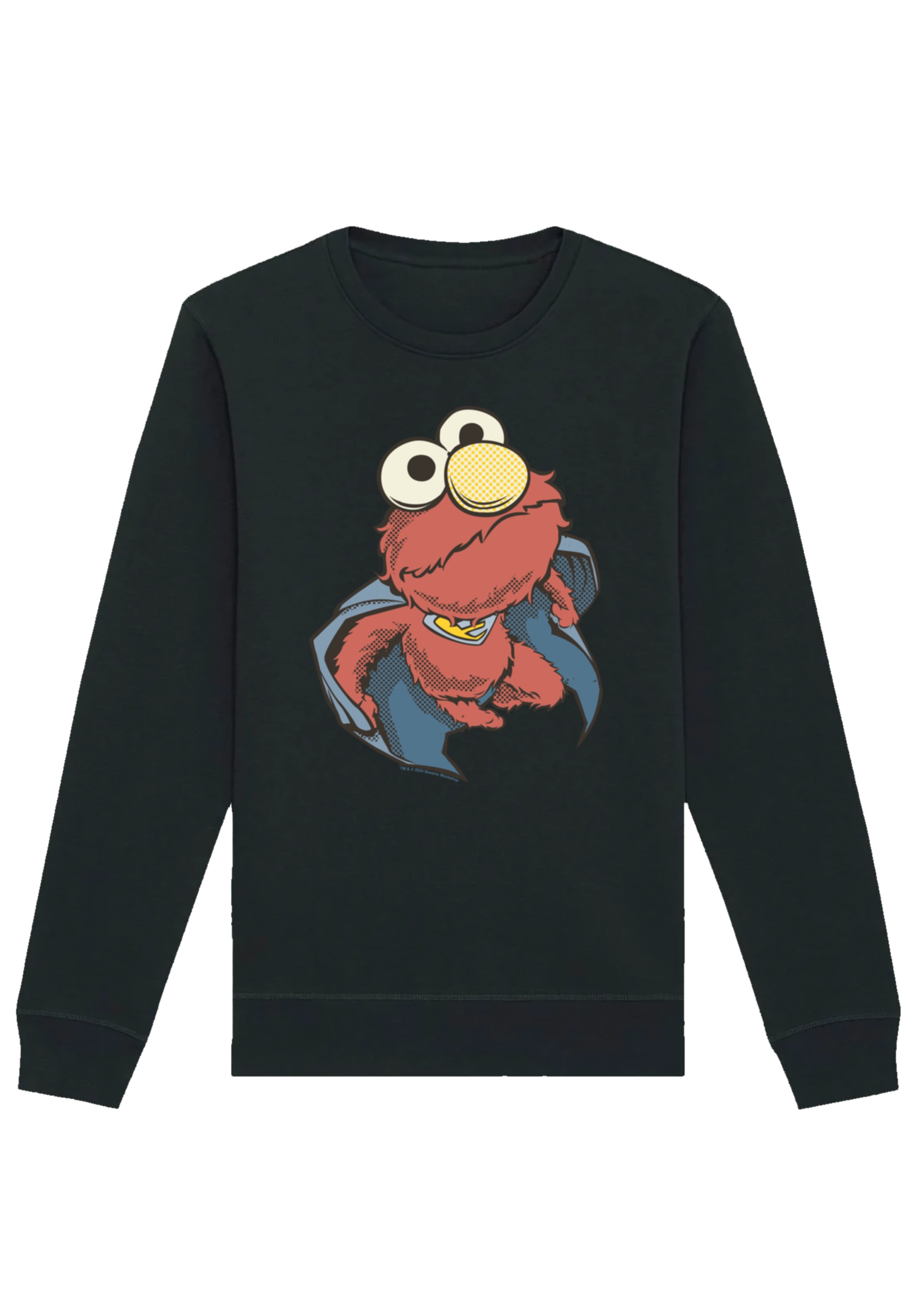 F4NT4STIC Sweatshirt »Sesamstraße Elmo Superhero«, Premium Qualität
