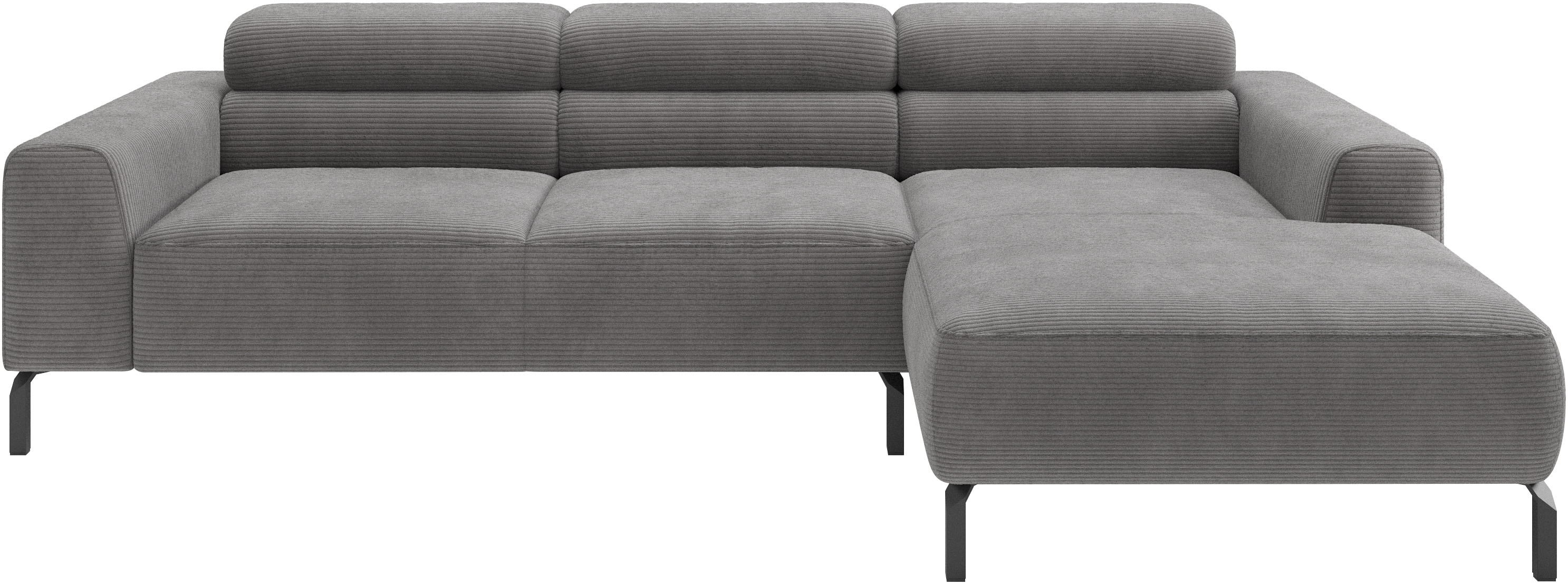 Home affaire Ecksofa "Ecksofa, L-Form, incl. Kopfteilverstellung, Breite 258 cm" wahlweise elektrische Sitztiefenverstellung