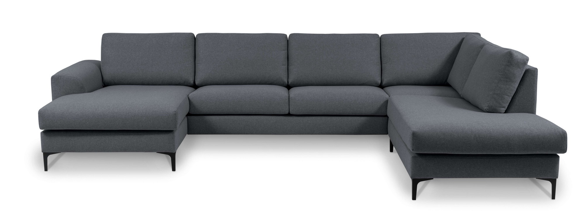 OTTO home Wohnlandschaft "Henry, U-Form, Breite 363 cm" mit Metallbeinen, W günstig online kaufen