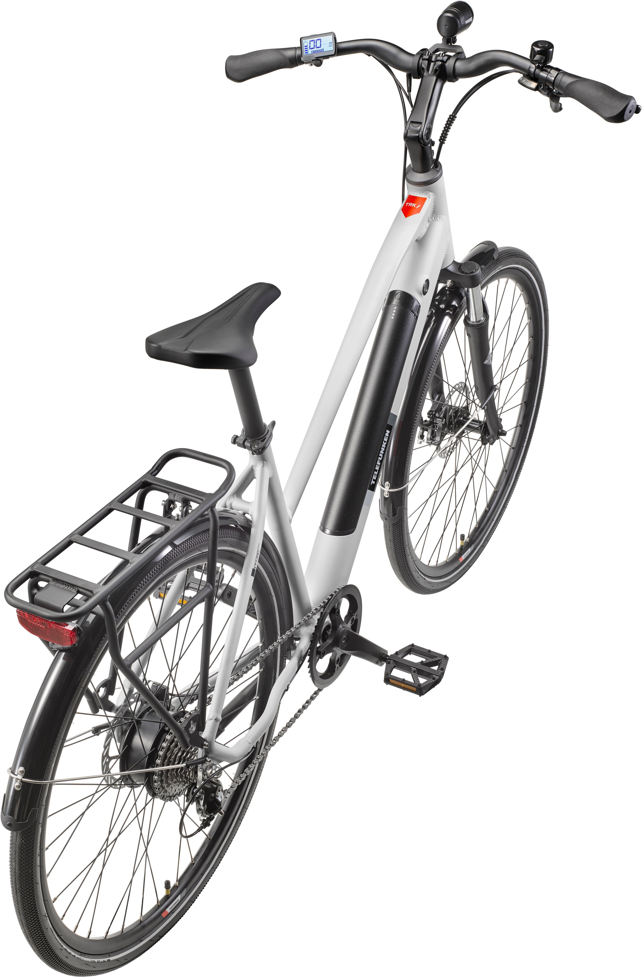 Thumbnail - Telefunken "E-Trekking Expedition XT490 Damen" 8 Gang Shimano Altus Schaltwerk Kettenschaltung Heckmotor 250 W Pedelec, ...