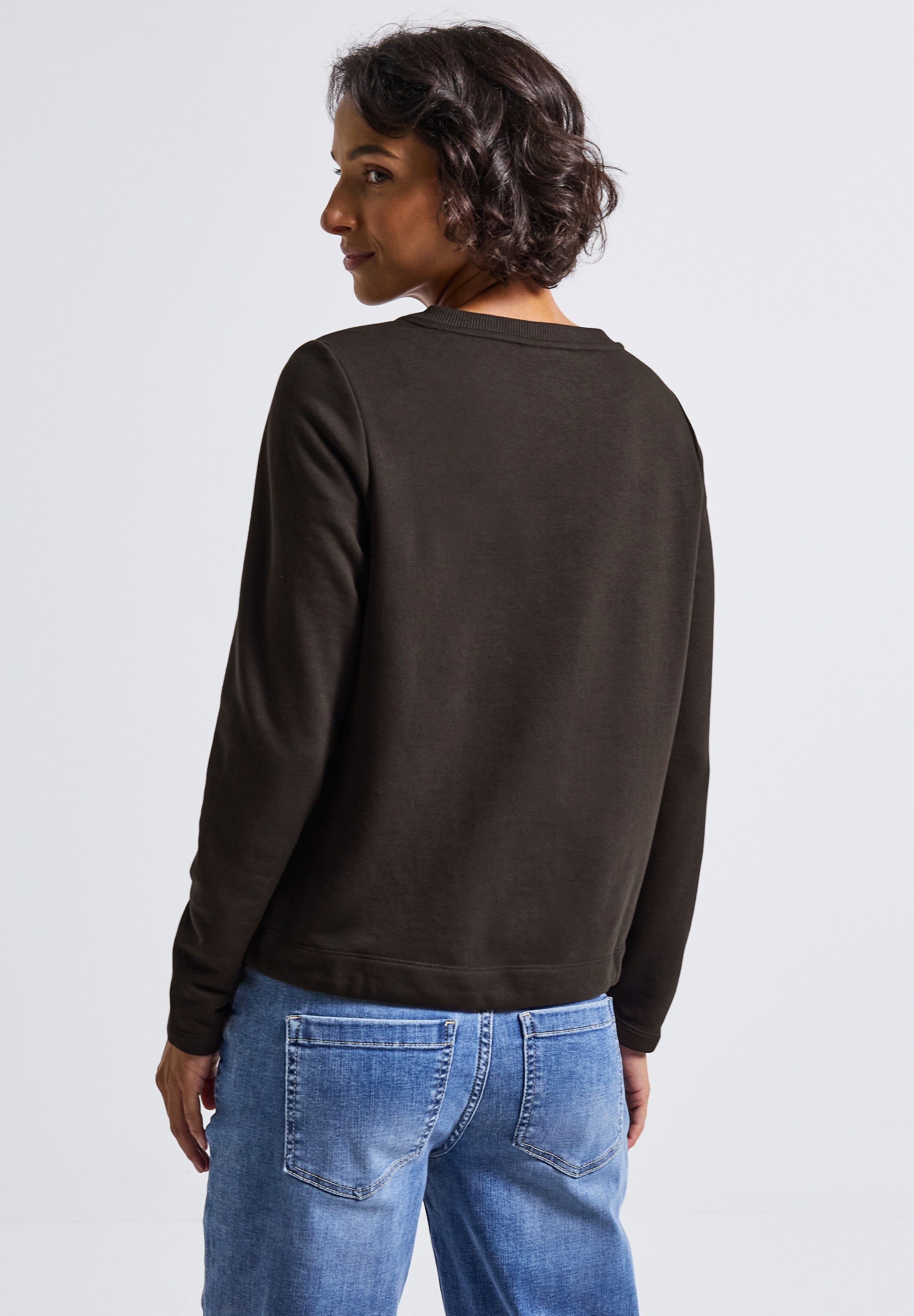 STREET ONE Sweatshirt, mit Tunnelzug am Saum