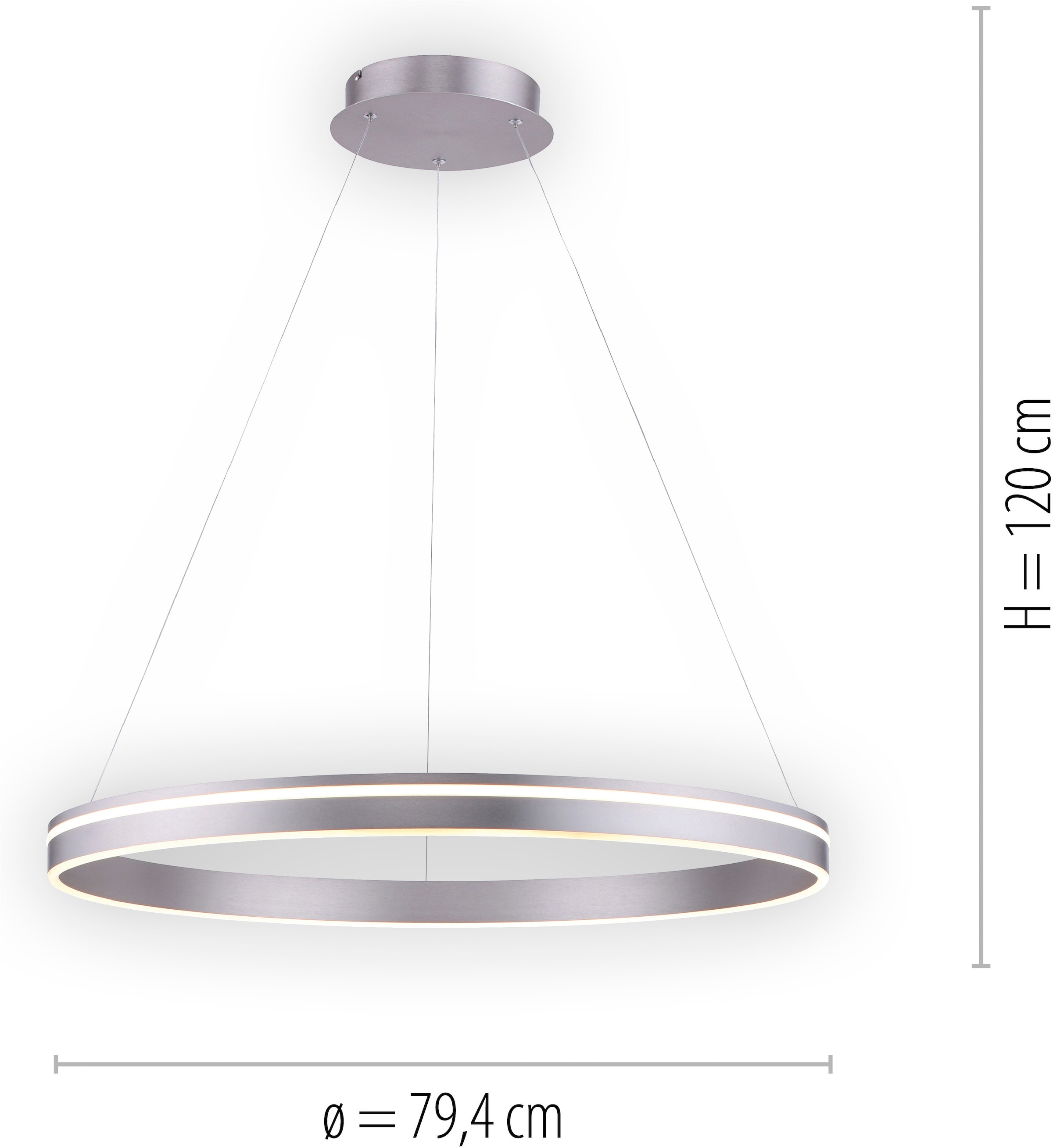 Neuhaus Q SMART HOME LIGHTS LED Pendelleuchte »Q-VITO« LED-Board 1 Stk. warmweiß - kaltweiß
