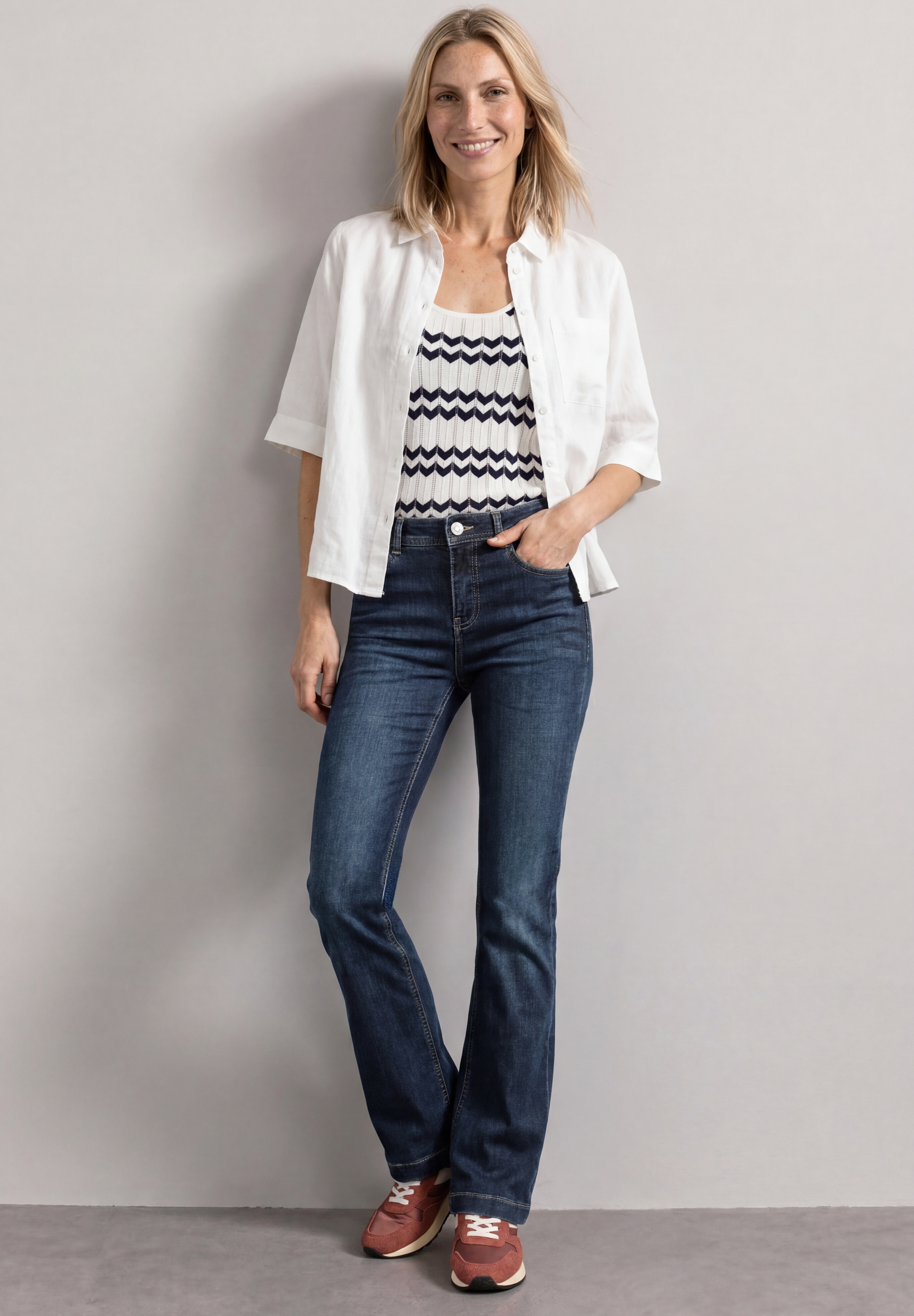 STREET ONE Slim-fit-Jeans High Waist