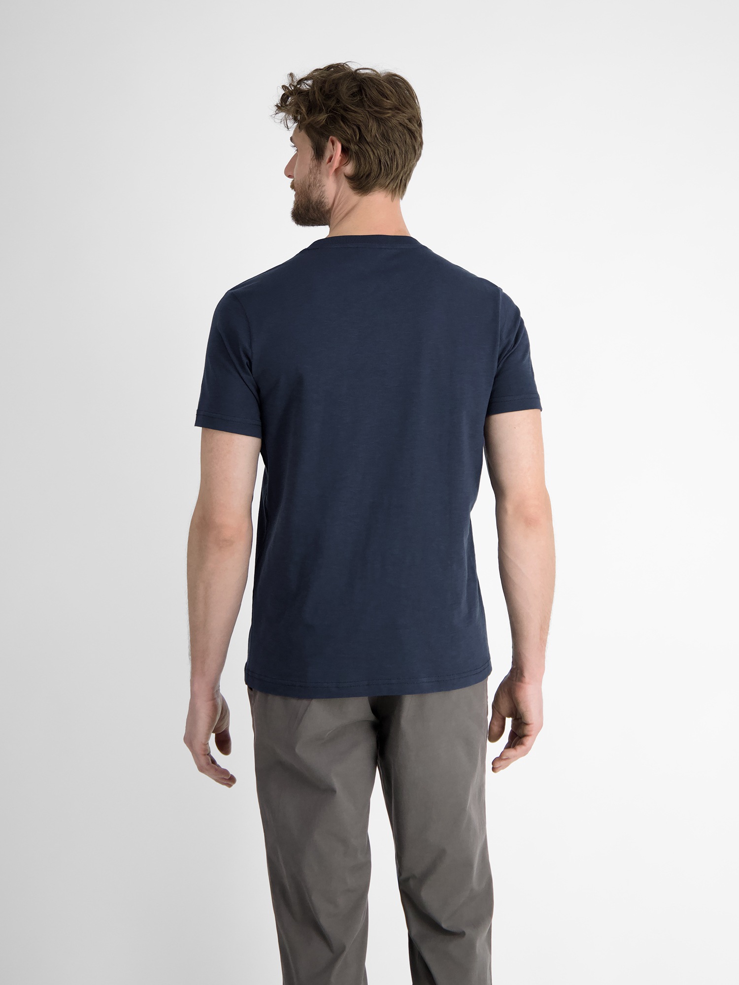 LERROS T-Shirt "LERROS Herren T-Shirt mit sommerlichem Brustprint" günstig online kaufen
