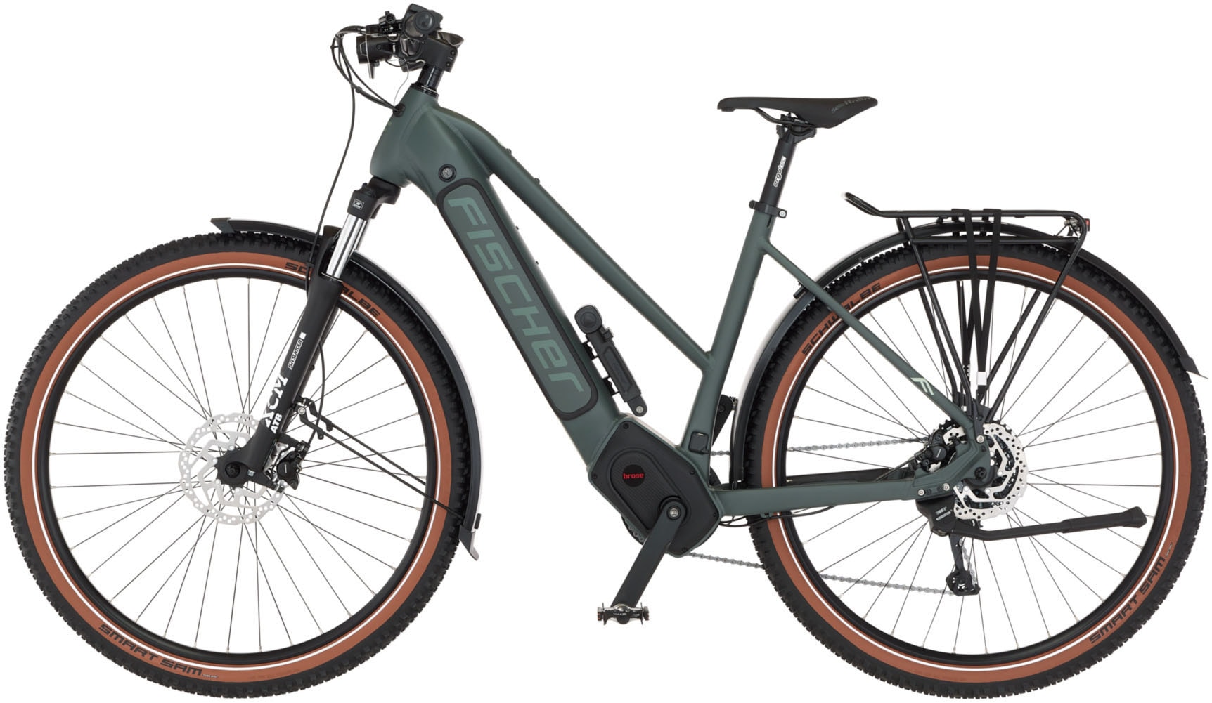 FISCHER Fahrrad E-Bike »TERRA T100 711«, 10 Gang, Shimano, Schaltwerk Deore