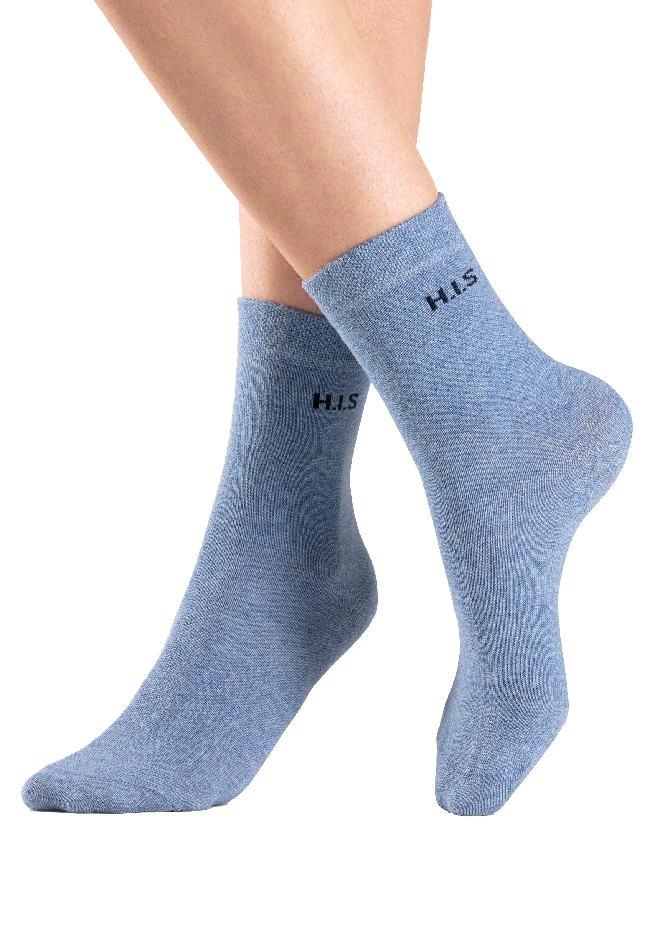 H.I.S Socken, (Set, ohne Paar), Bündchen BAUR online 4 bestellen einschneidendes 