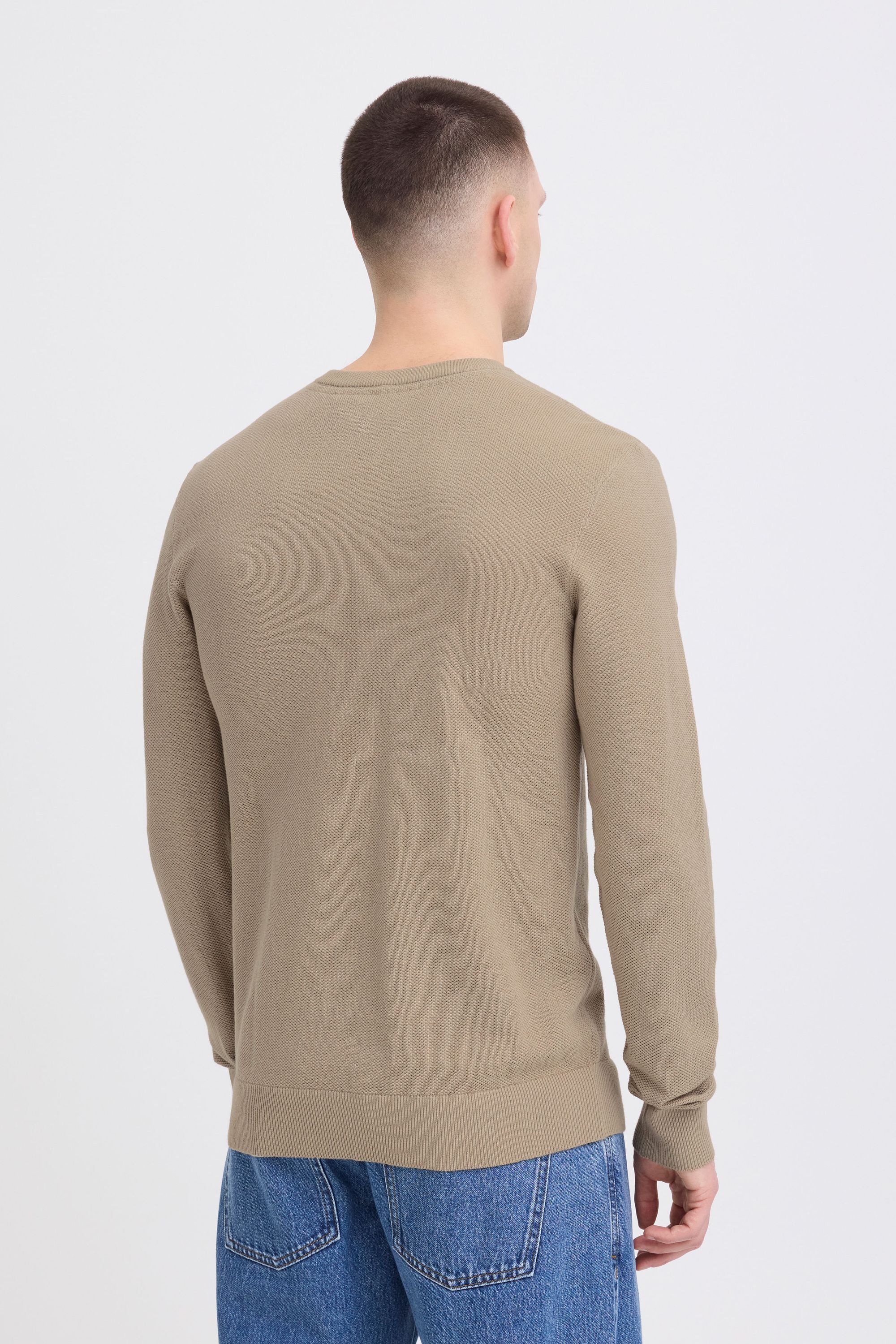 Blend Strickpullover »BHBartel« Klassischer Feinstrick-Pullover mit Rippbündchen