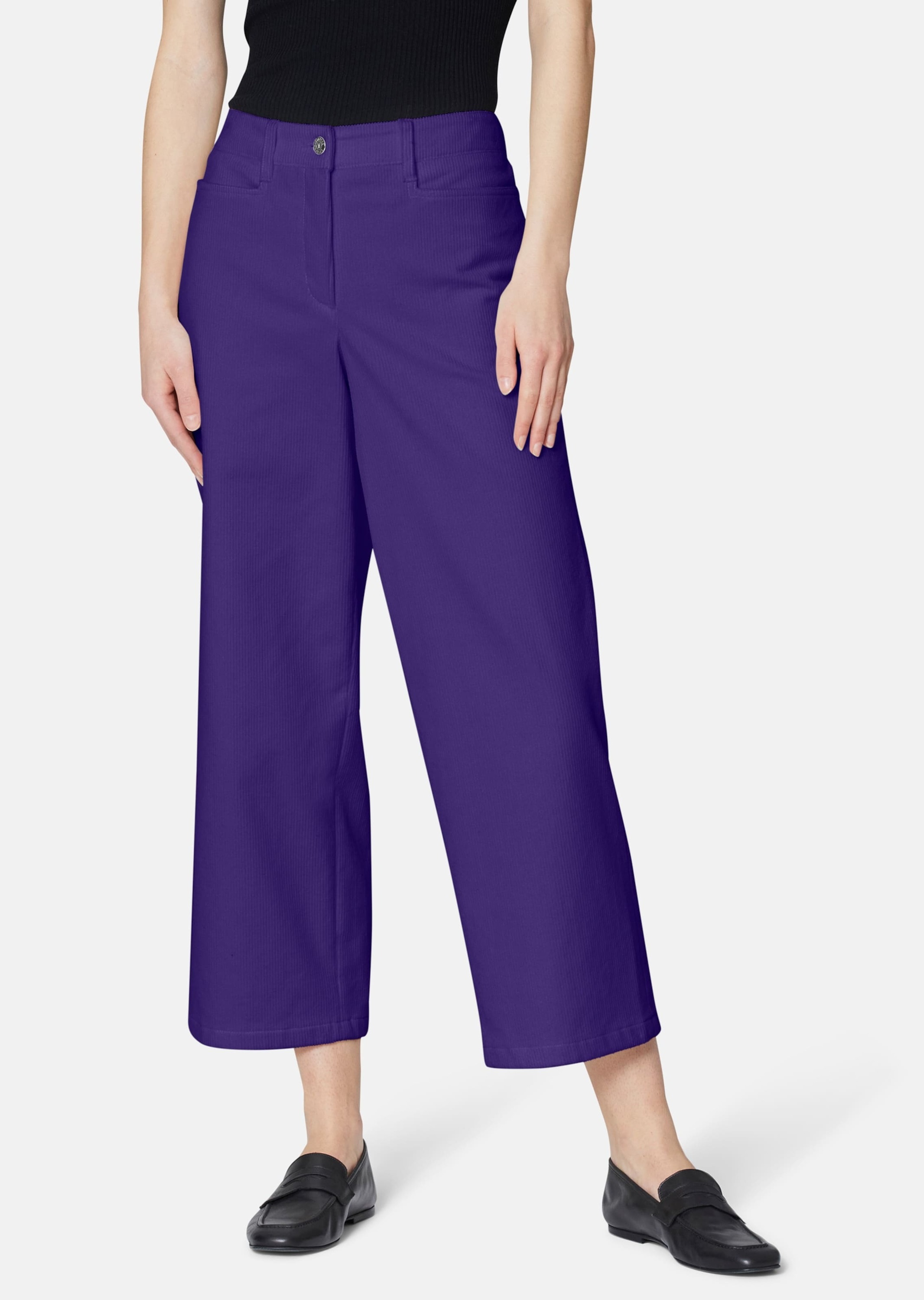 Thumbnail - MADELEINE Culotte "Culotte mit Spitze Culotte aus samtweichem Feincord"