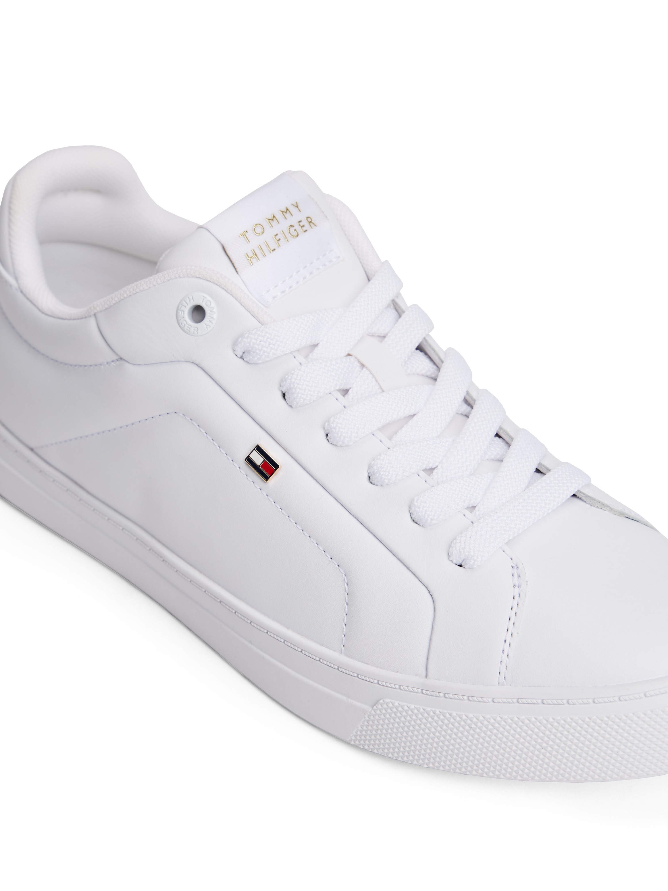 Thumbnail - Tommy Hilfiger Plateausneaker "ICON COURT SNEAKER" Freizeitschuh, Halbschuh, Schnürschuh mit Flaggen-Logo