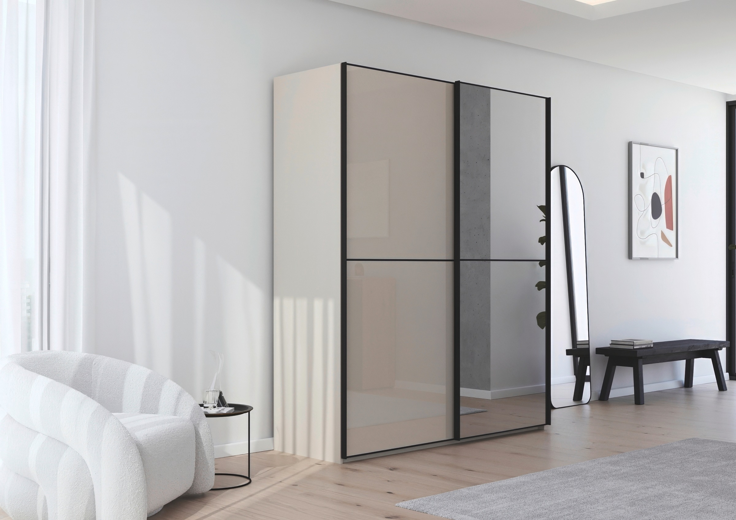 rauch Schwebetürenschrank "Kleiderschrank Schrank Garderobe Schlafzimmersch günstig online kaufen