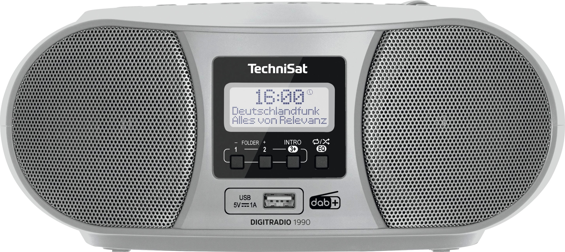 TechniSat Digitalradio (DAB+) »DIGITRADIO 1990«, (Bluetooth Digitalradio (DAB+)-UKW mit RDS 3 W), CD-Player
