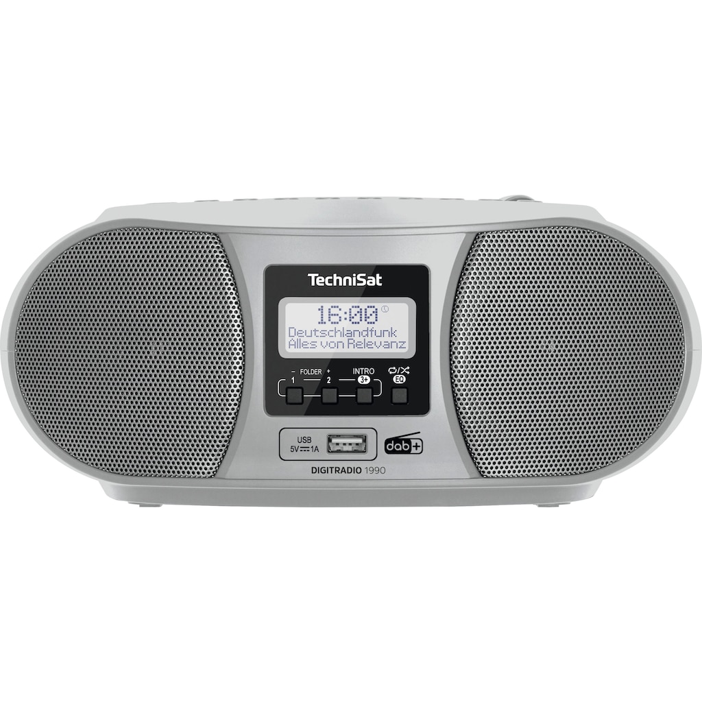 TechniSat Digitalradio (DAB+) »DIGITRADIO 1990«, (Bluetooth Digitalradio (DAB+)-UKW mit RDS 3 W)