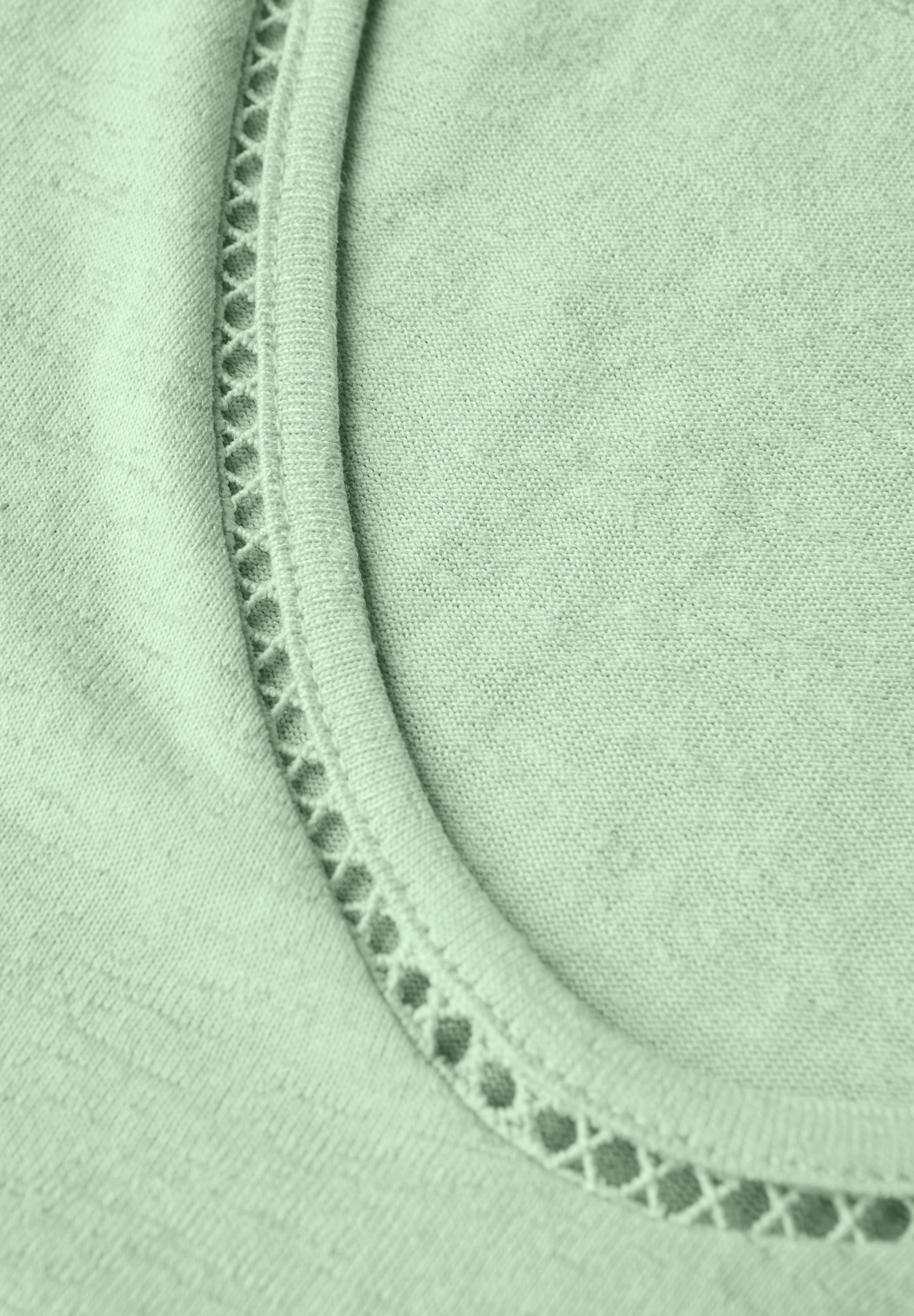 STREET ONE T-Shirt, mit Häkel-Details und Viskose