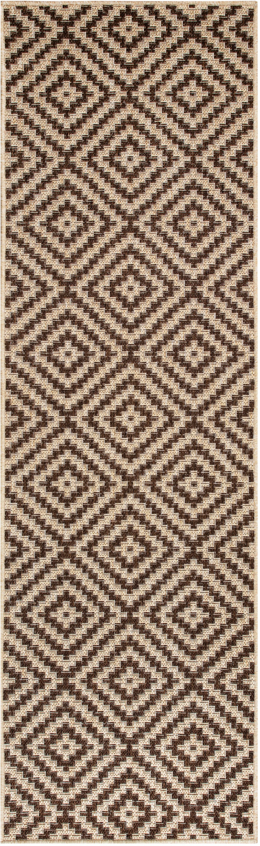 my home Teppich »Cordoba auch als Läufer erhältlich«, rechteckig, 3 mm Höhe, In- und Outdoor geeignet, Sisal-Optik, Wetterfest & UV-beständig, Boho