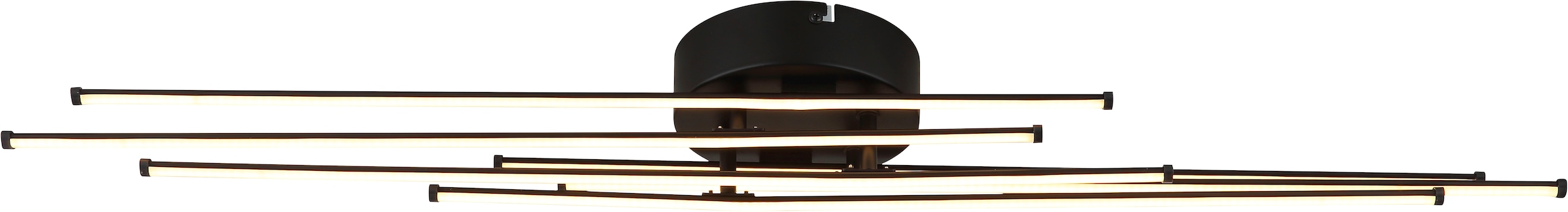 GLOBO LIGHTING Deckenleuchte »LAWSON« LED-Modul 1 Stk. Warmweiß Deckenlampe Wohnzimmer-Leuchte Schlafzimmer-Leuchte Flur Küche