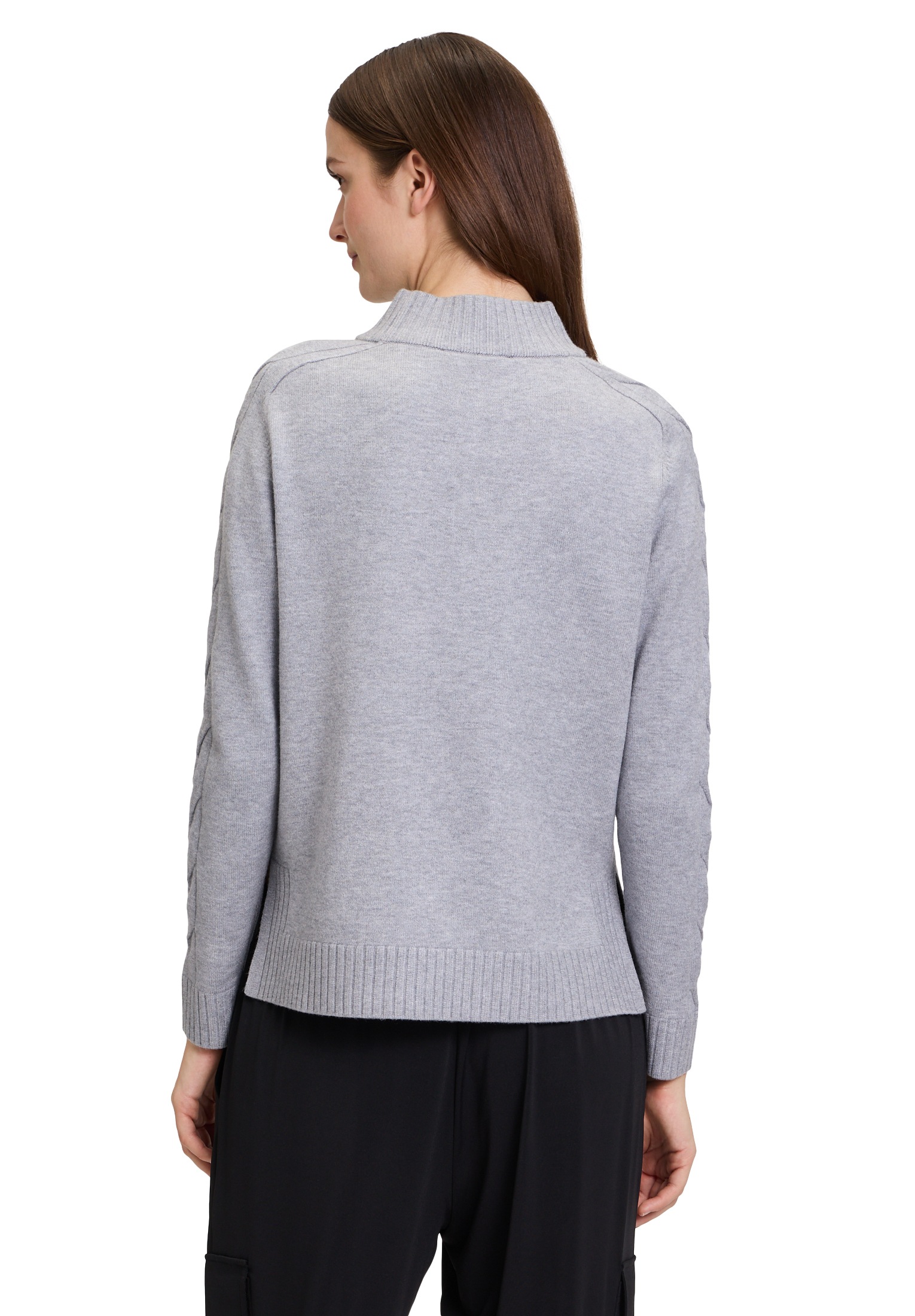 Betty Barclay Strickpullover »Betty Barclay Strickpullover mit Stehkragen«, (1 tlg.), Material