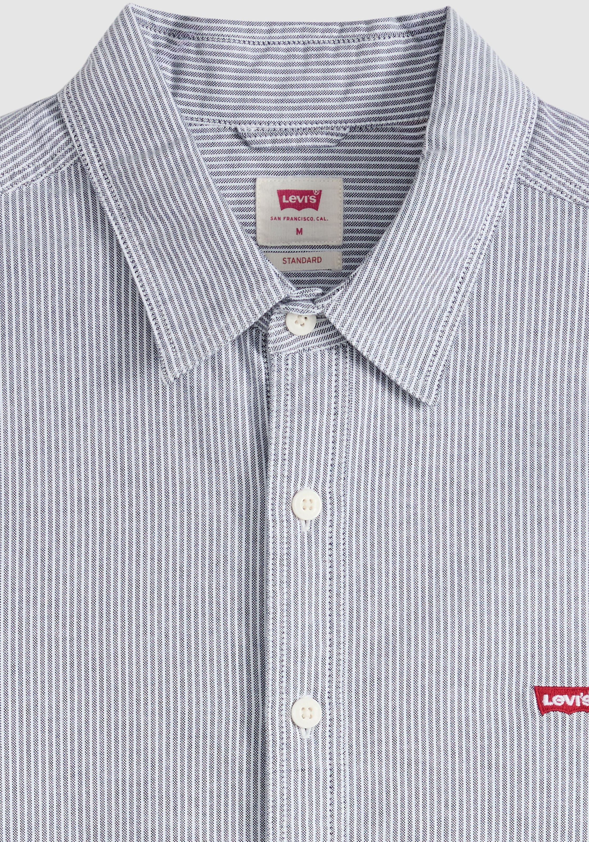 Levi's® Langarmhemd »CLS BATTERY HM SHIRT - STANDARD« mit abgerundetem Saum