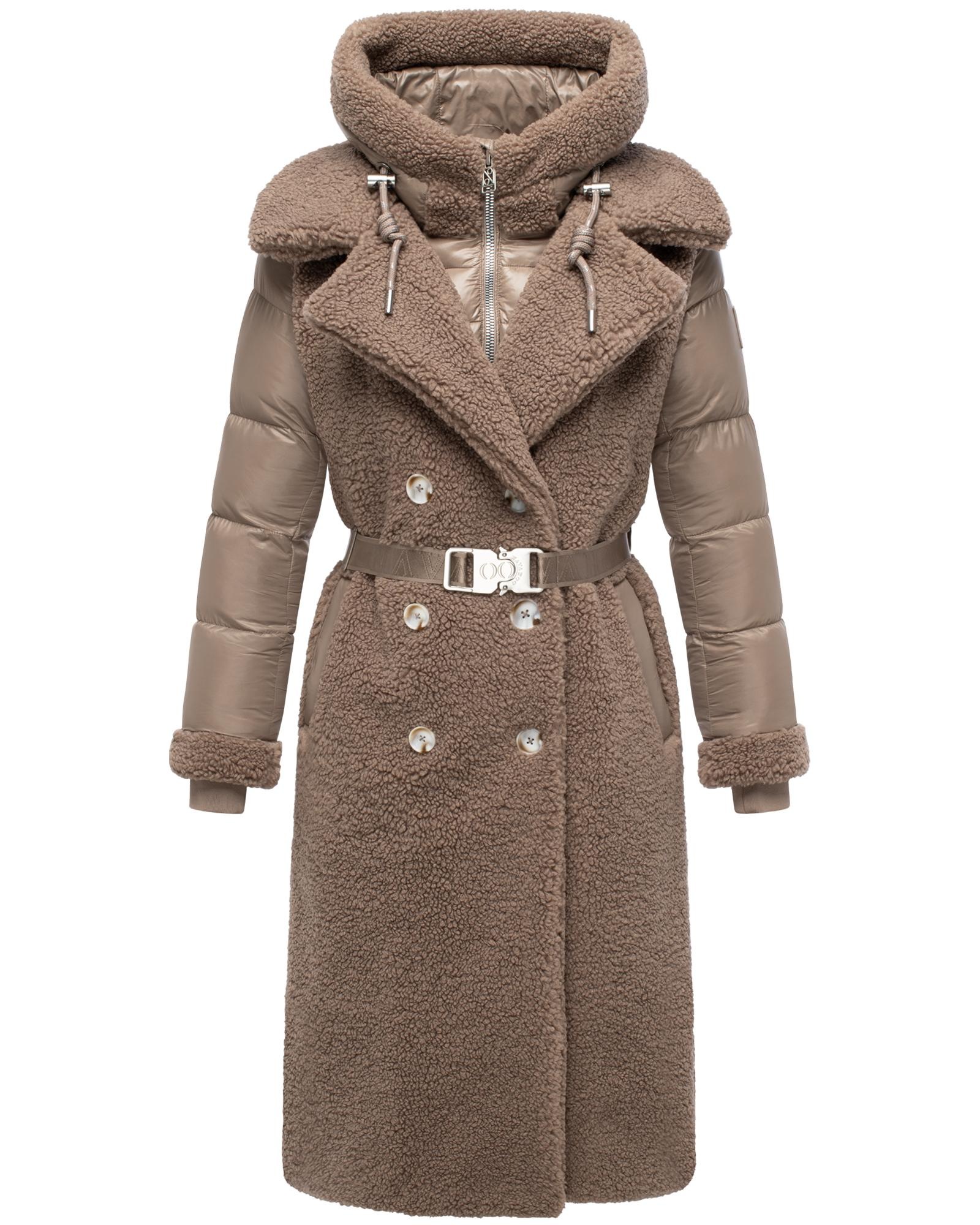 Navahoo Wintermantel "Kuscheltraum 14", Modischer Damen Plüschmantel aus an günstig online kaufen