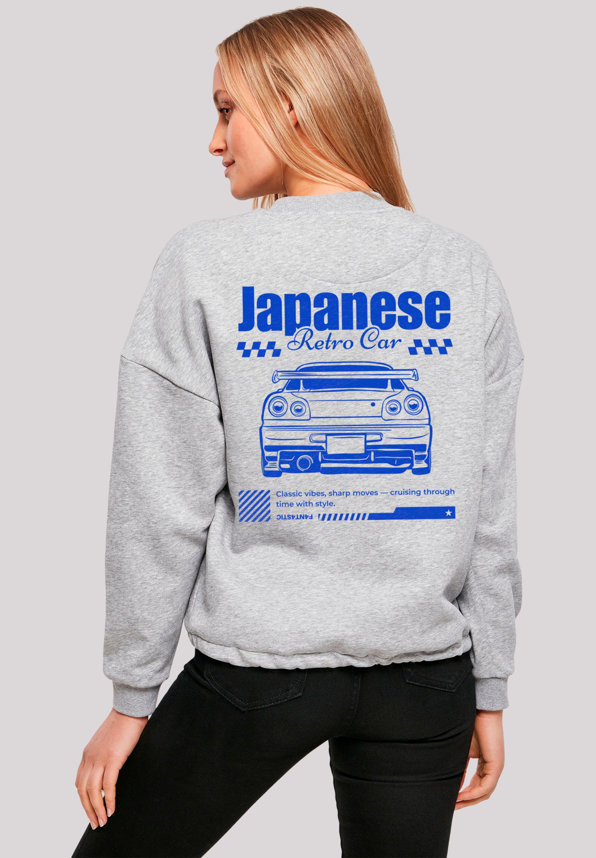 F4NT4STIC Sweatshirt »Retro Car Oversize Japanese Streetstyle«, Japan Streetwear Styles