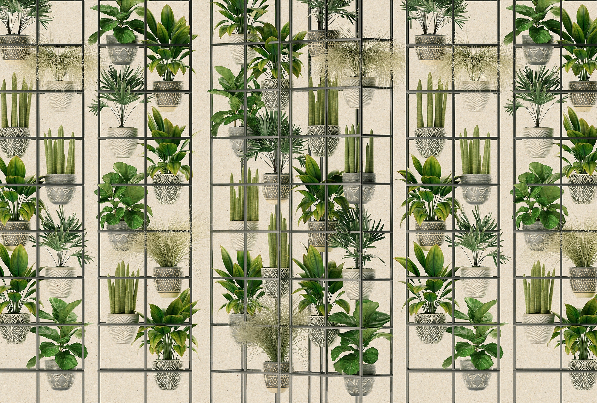 living walls Fototapete "Walls by Patel Plant Shop" glatt Vlies, Wand