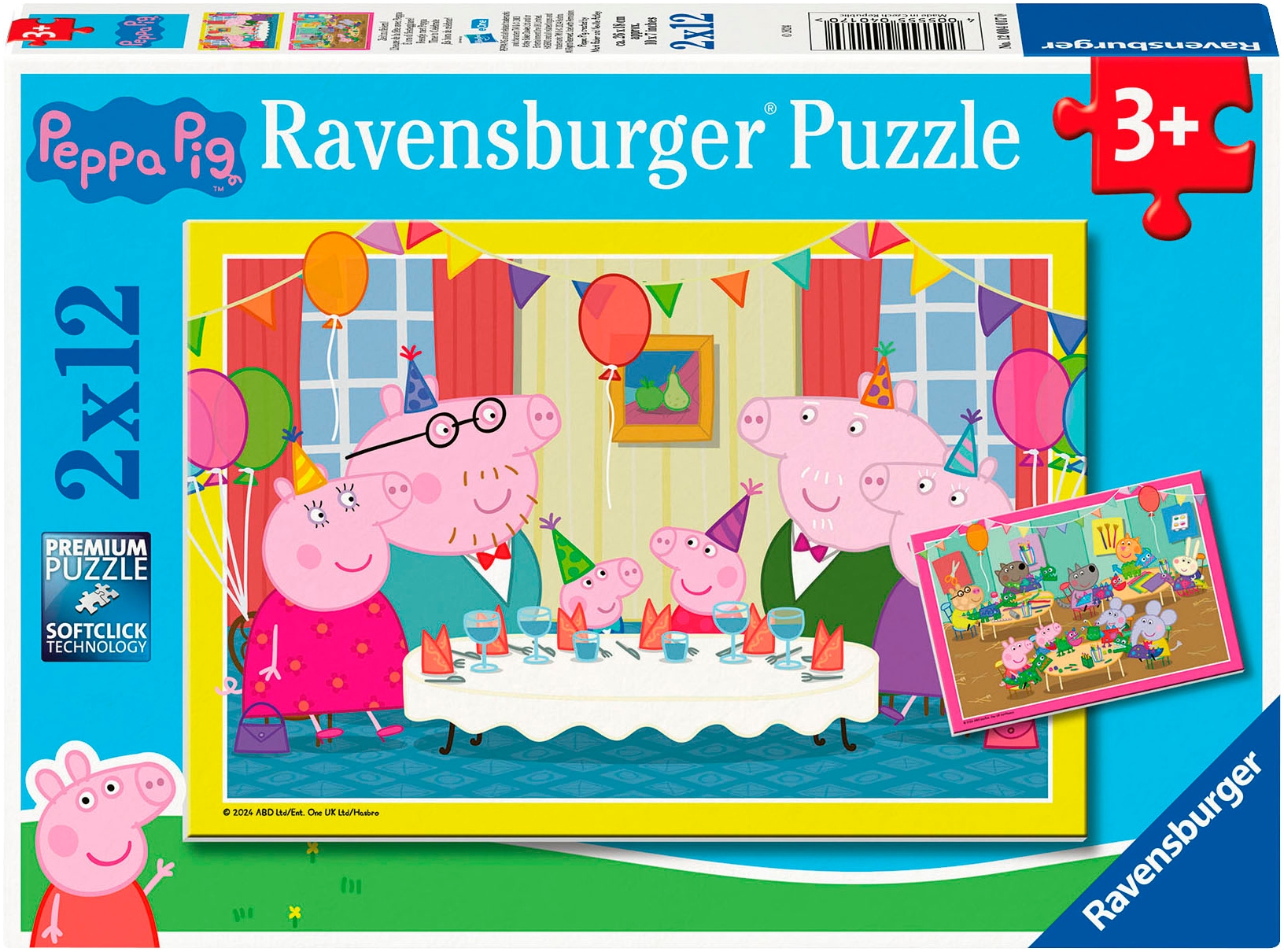 Puzzle »Zeit zu feiern!«, (24 tlg.), 2x12 Teile; Made in Europe, FSC® - schützt Wald -...