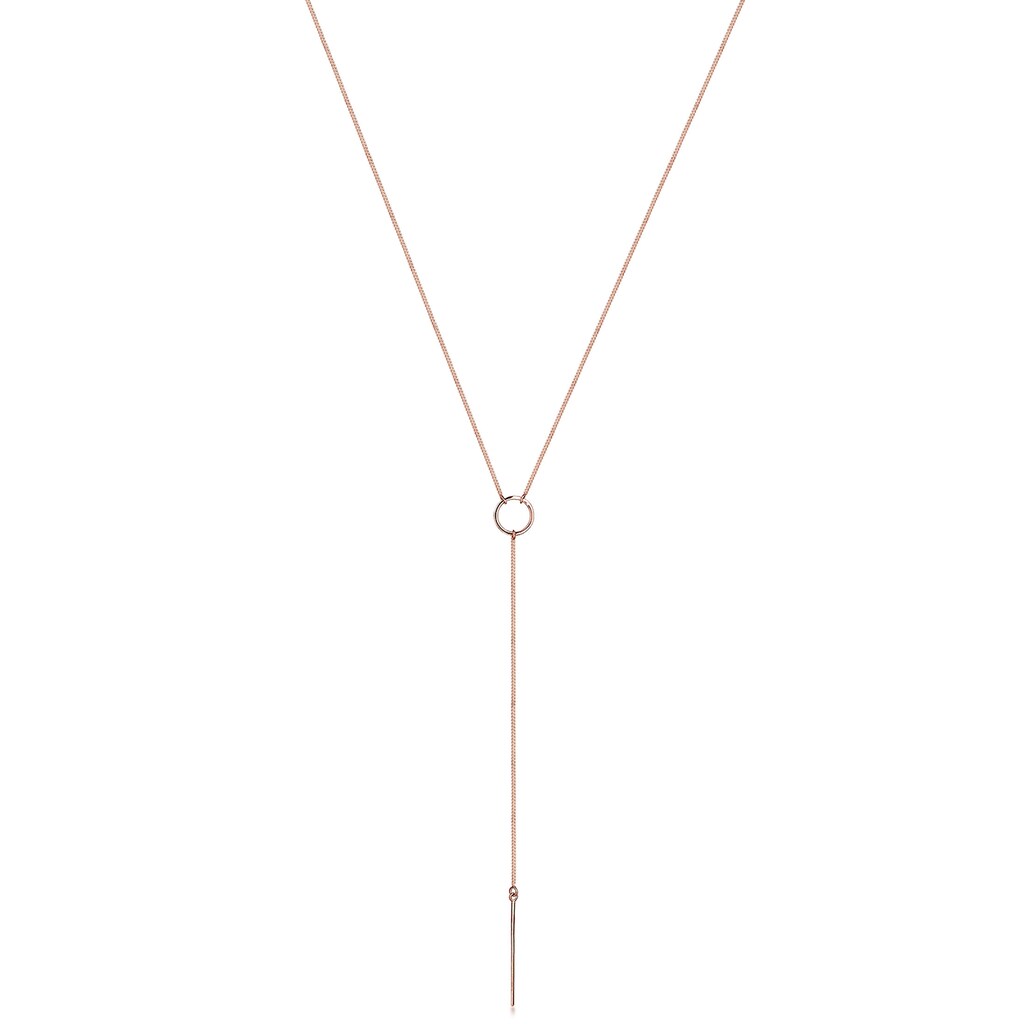 Elli Collierkettchen »Y-Kette Trend Minimal 925 Silber«