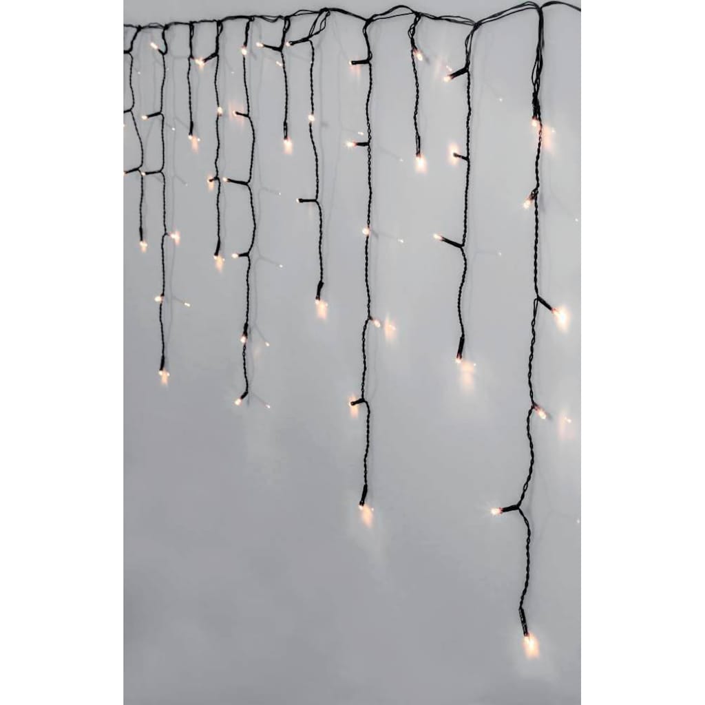EGLO LED-Lichtervorhang »CRISPY ICE WHITE, Weihnachtsdeko«, 960 St.-flammig