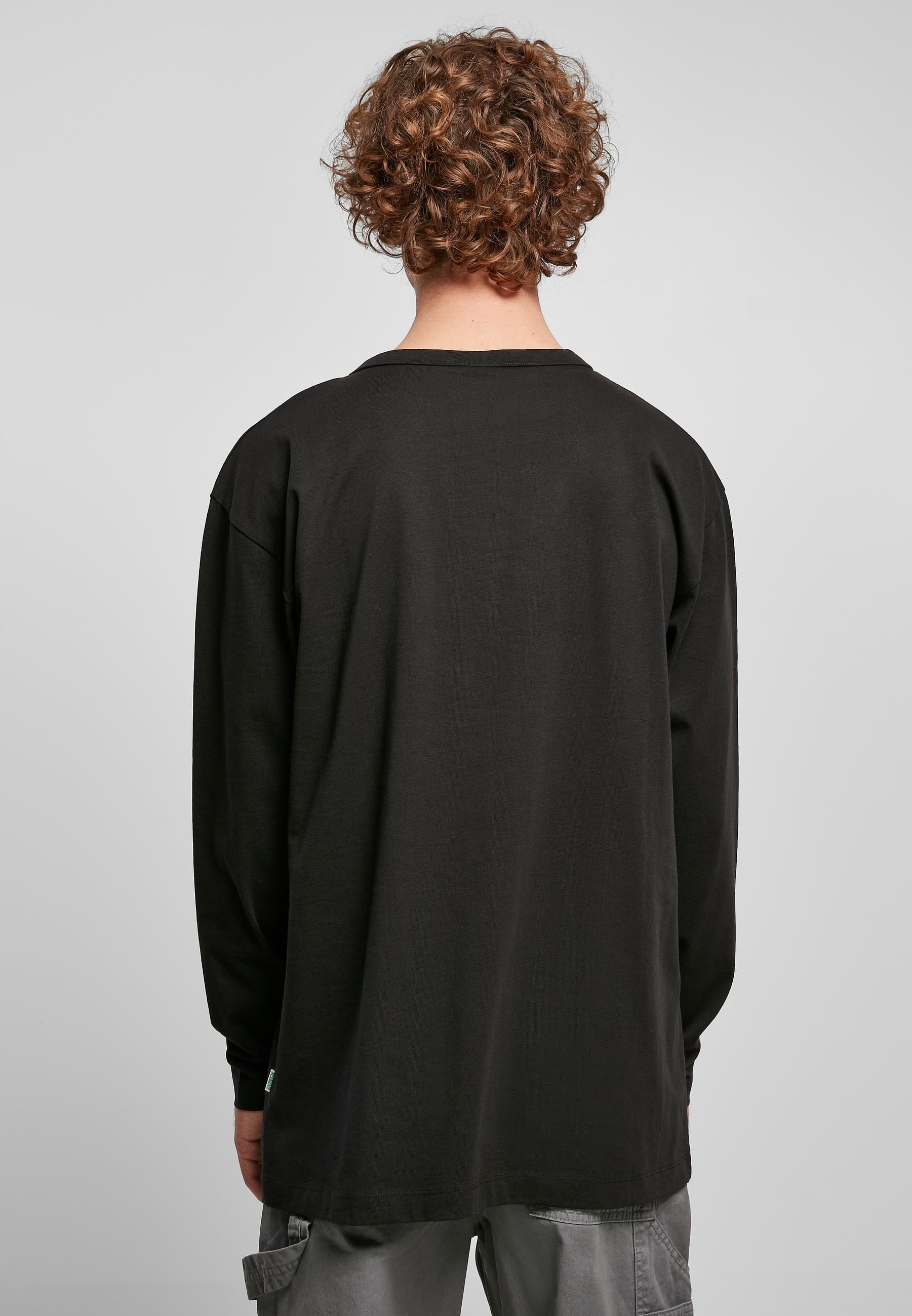 URBAN CLASSICS Longsleeve »Urban Classics Herren Organic Oversized Henley Longsleeve«, (1 tlg.)