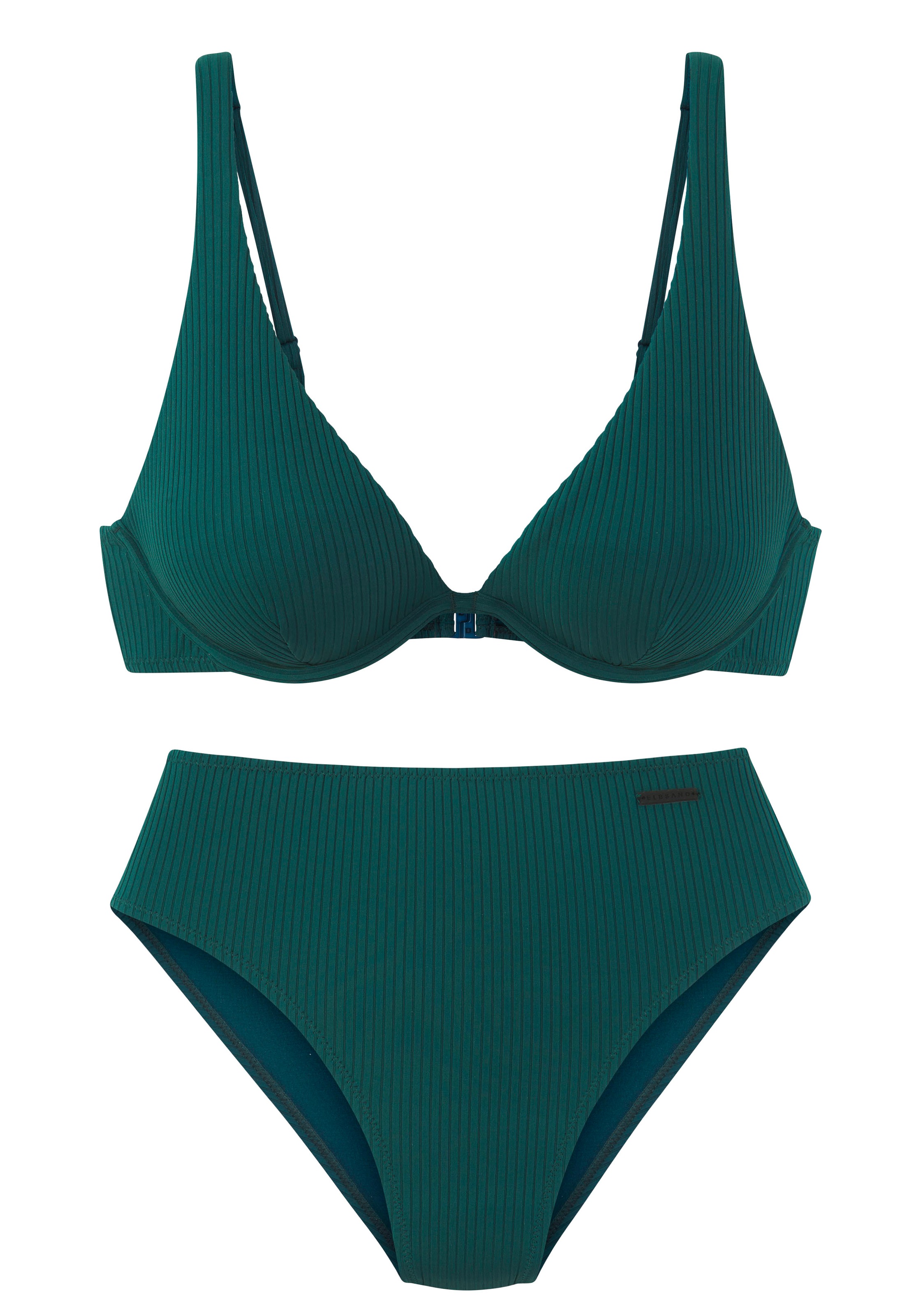 Elbsand Bügel-Bikini, aus trendiger Rippware günstig online kaufen
