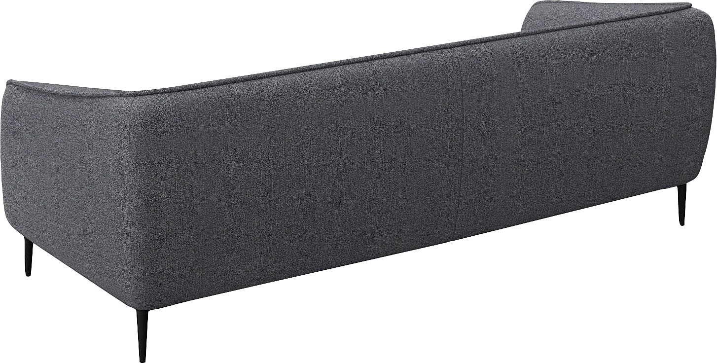 FLEXLUX 3-Sitzer »Belle Designsofa, Couch, bequem durch Kaltschaum im Sitz«, Skandinavisches Design, In hochwertiger Verarbeitung