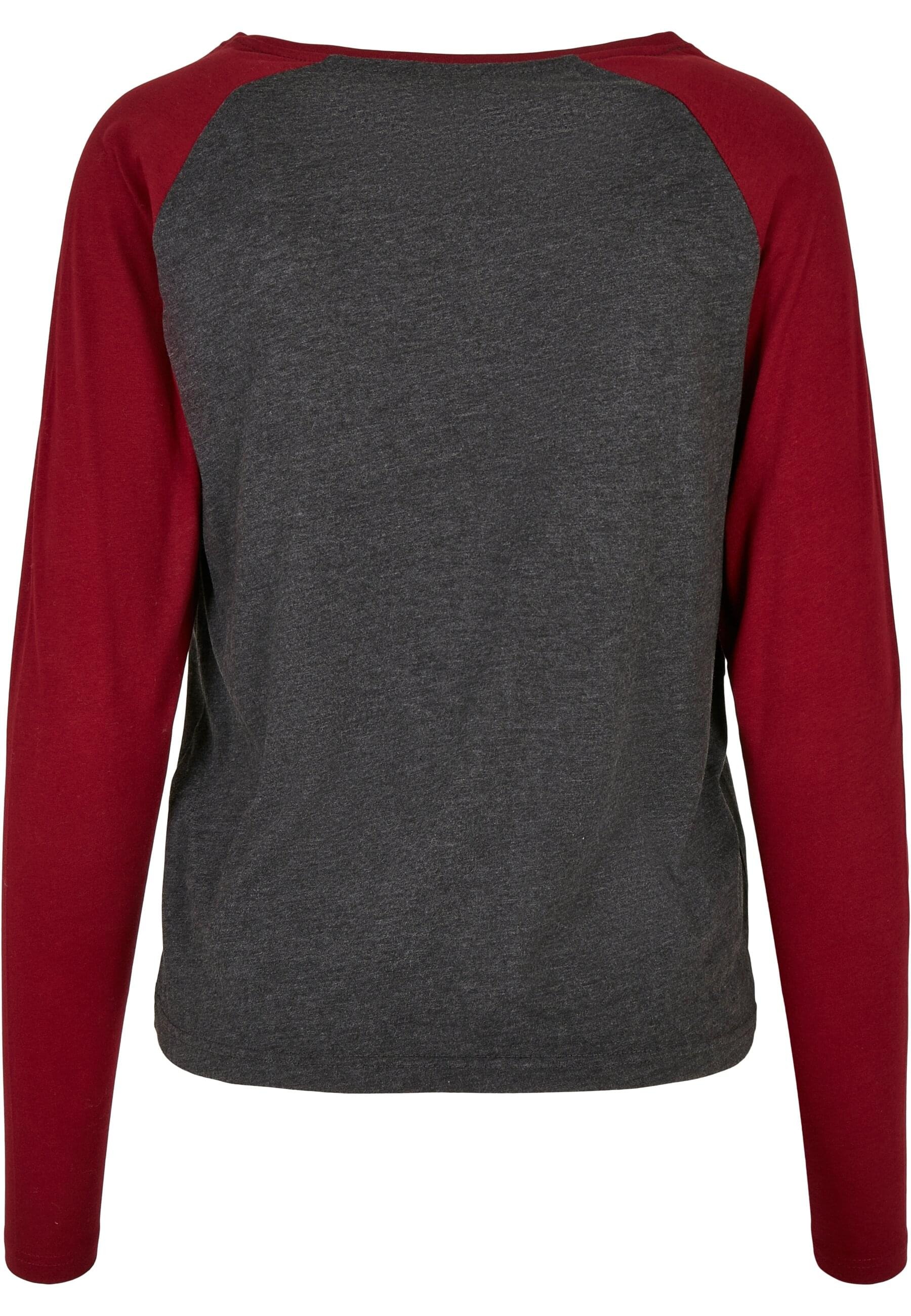 URBAN CLASSICS Langarmshirt »Urban Classics Damen Ladies Contrast Raglan Longsleeve«, (1 tlg.)