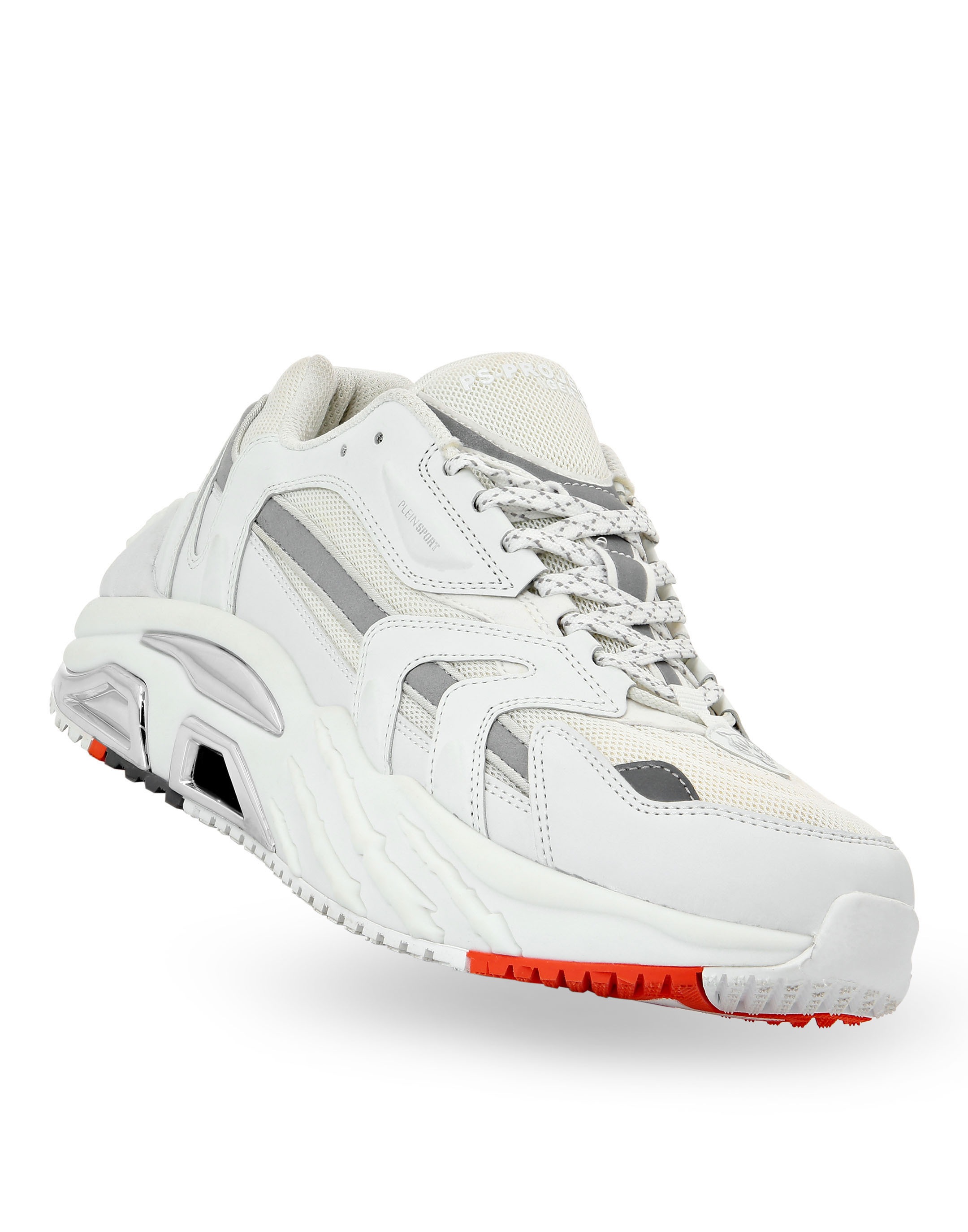 Sneaker PLEIN SPORT "The Scratch", Damen, Gr. 41, Normalschaft, weiß (01, weiß), Schuhe Sneaker 2