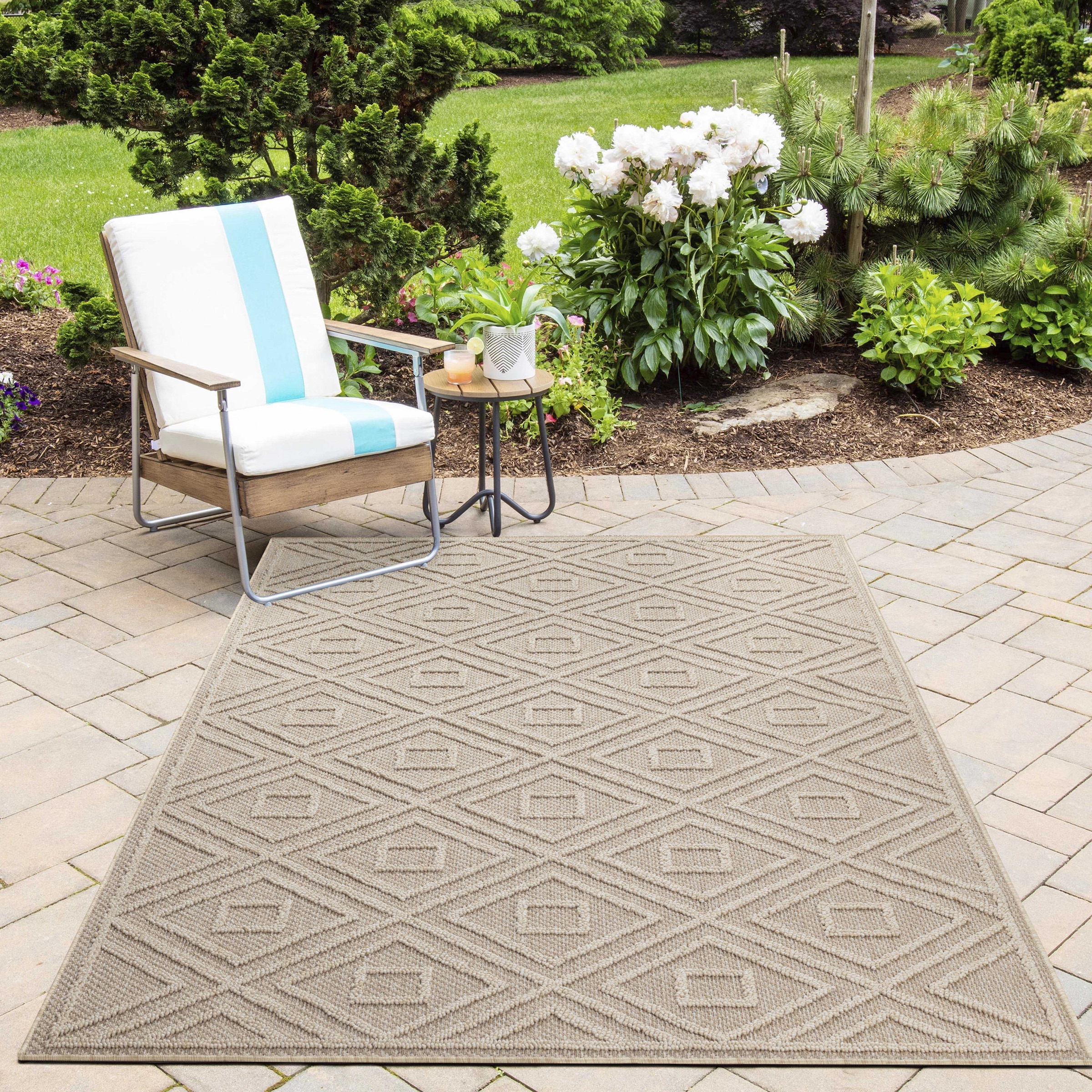 Ayyildiz Teppiche Outdoorteppich "PATARA 4956" rechteckig 8 mm Höhe Läufer günstig online kaufen