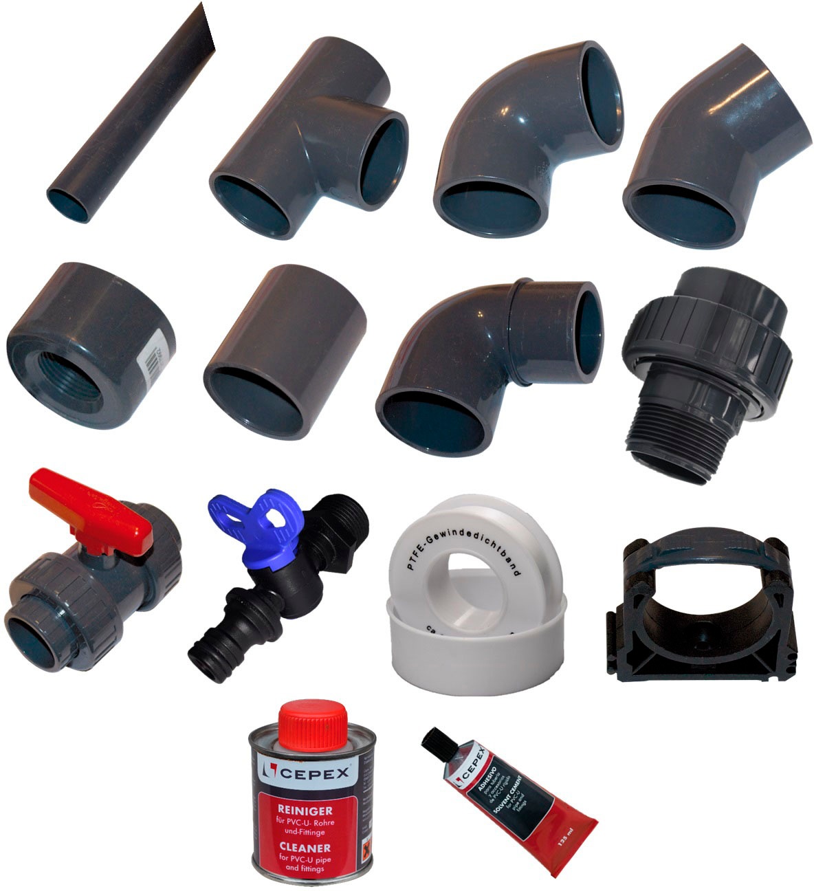 Thumbnail - KWAD Rundpool "Green line Evolution" 4,6x1,32 white- wood Folie in blau, sand oder grau erhältlich