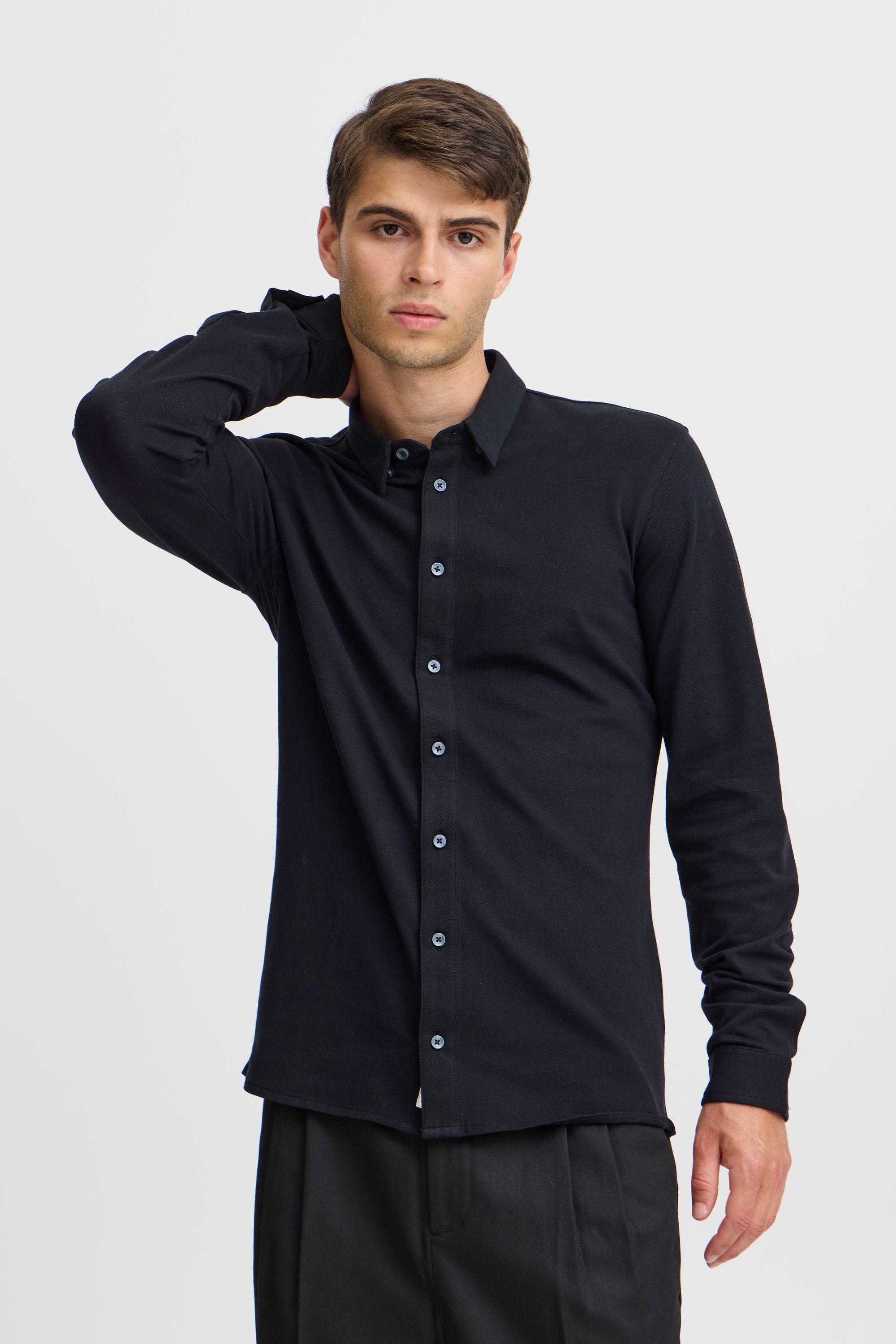 Casual Friday Businesshemd »Businesshemd CFARTHUR LS BU jersey piquet shirt«