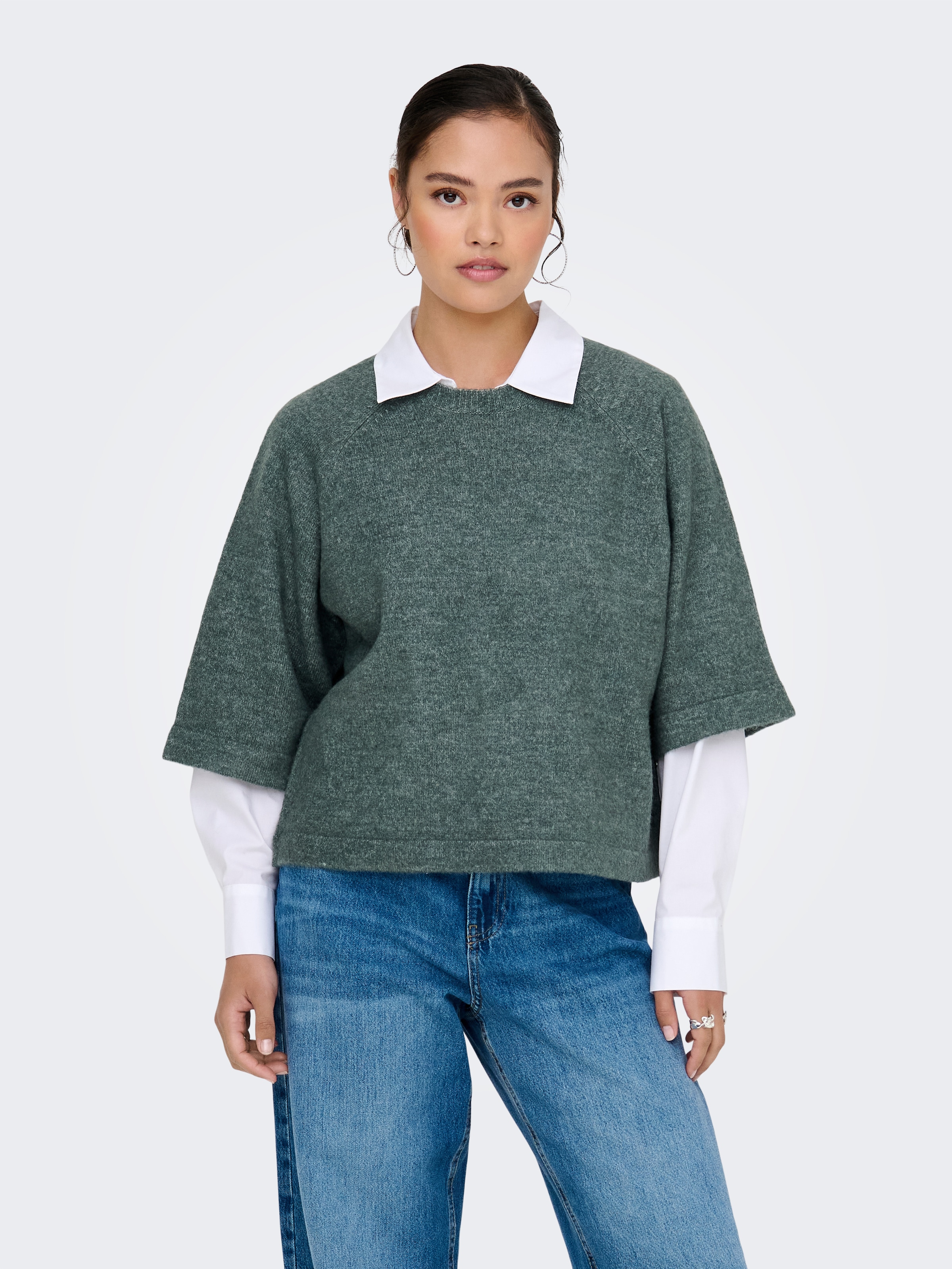 ONLY Strickpullover "ONLSIMONI 3/4 PULLOVER KNT NOOS" günstig online kaufen