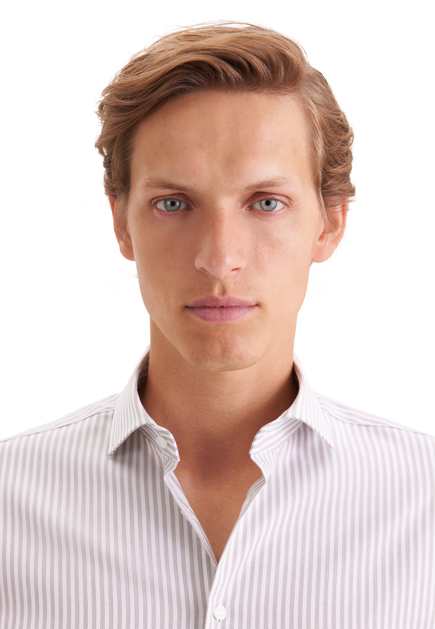 seidensticker Businesshemd »Schwarze Rose« Shaped 1/1 Kentkragen Gestreift