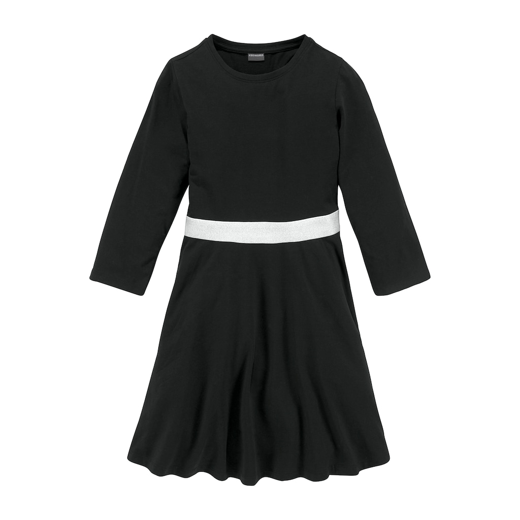 KIDSWORLD Skaterkleid »mit Glitzerband«, mit Glitzerband